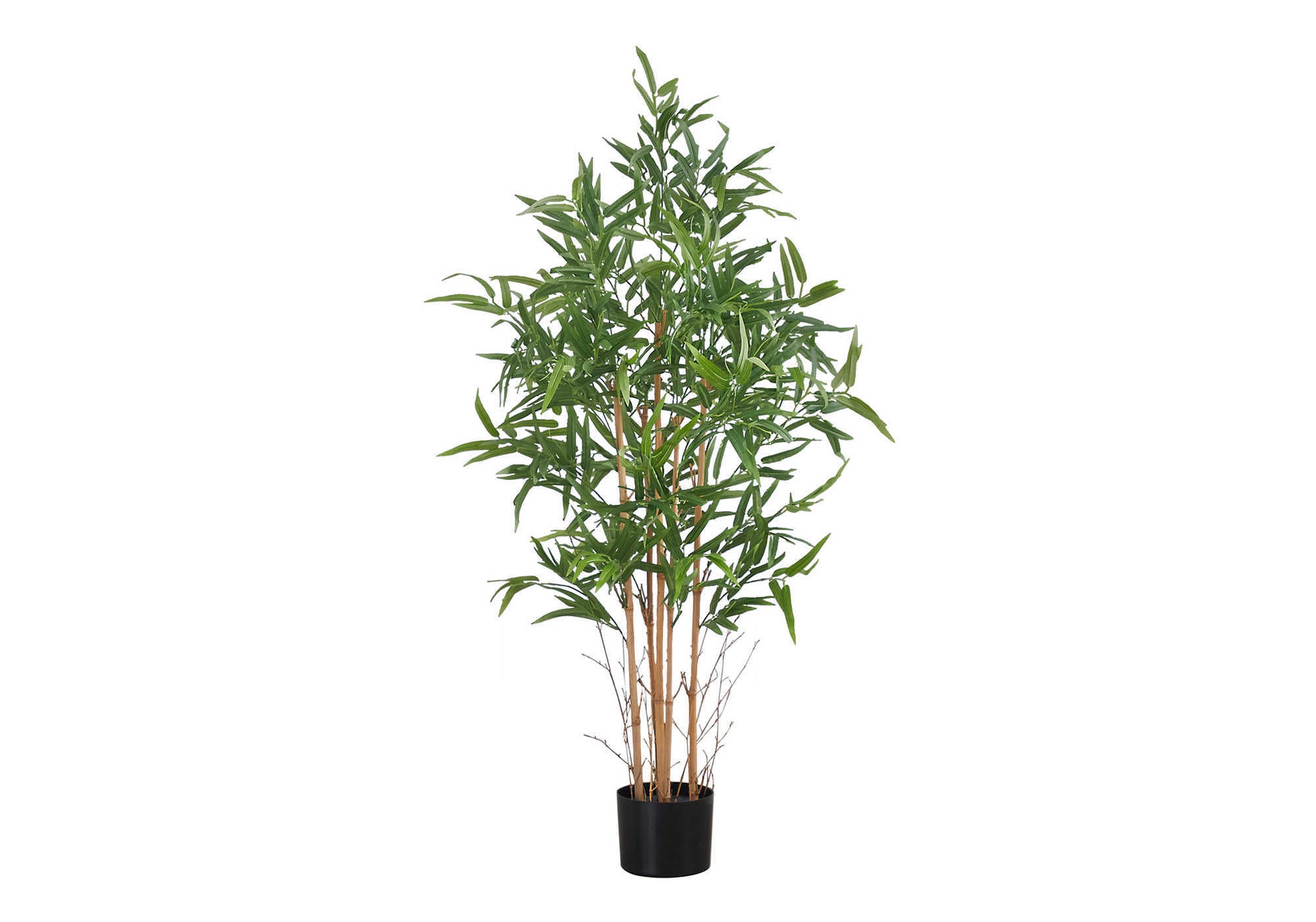 Artificial Bamboo Tree 50"H with 640 Leaves in 5" Pot-Artificial Plant-DECOROLALA