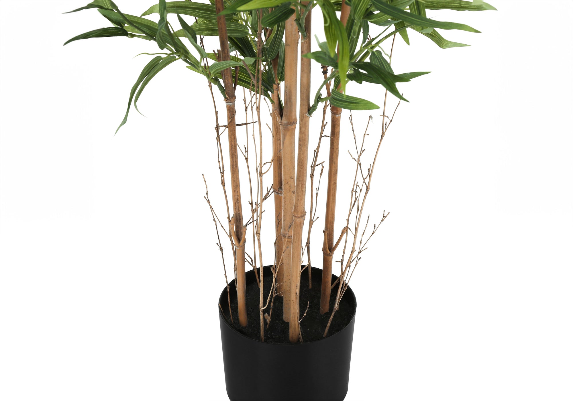 Artificial Bamboo Tree 50"H with 640 Leaves in 5" Pot-Artificial Plant-DECOROLALA