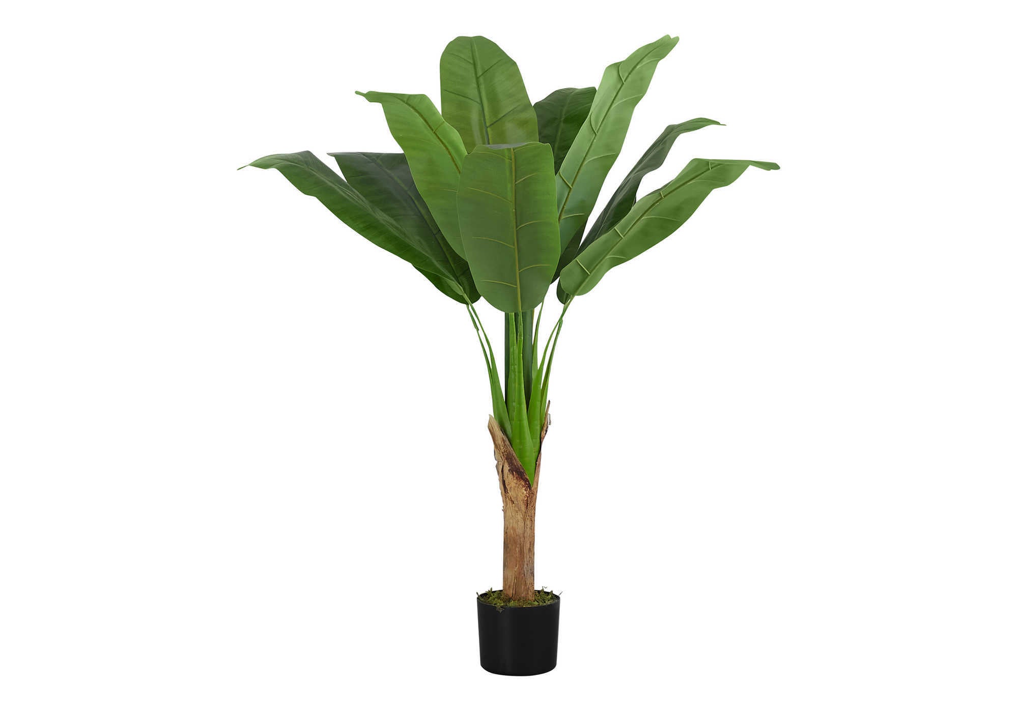 Artificial Banana Tree 43"H - Indoor Faux Plant 5" Pot-Artificial Plant-DECOROLALA