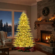 Artificial Christmas Tree with LED Lights and PVC Mixed Branch Tips-6-Christmas Trees-DECOROLALA