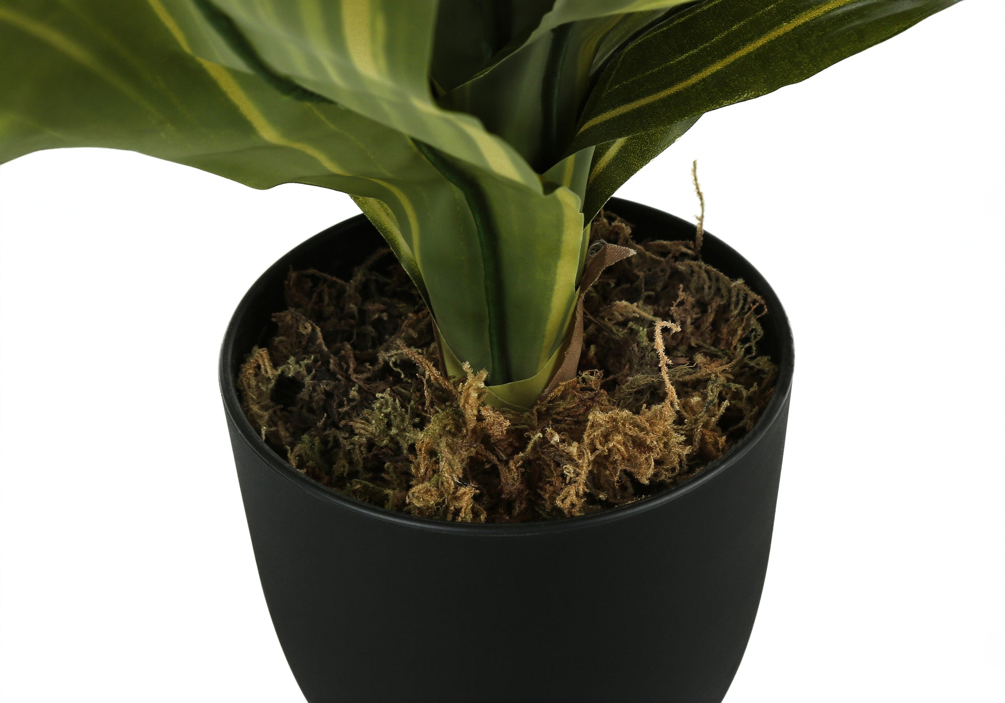 Artificial Dracaena Plant 17" with 4" Black Pot-Artificial Plant-DECOROLALA