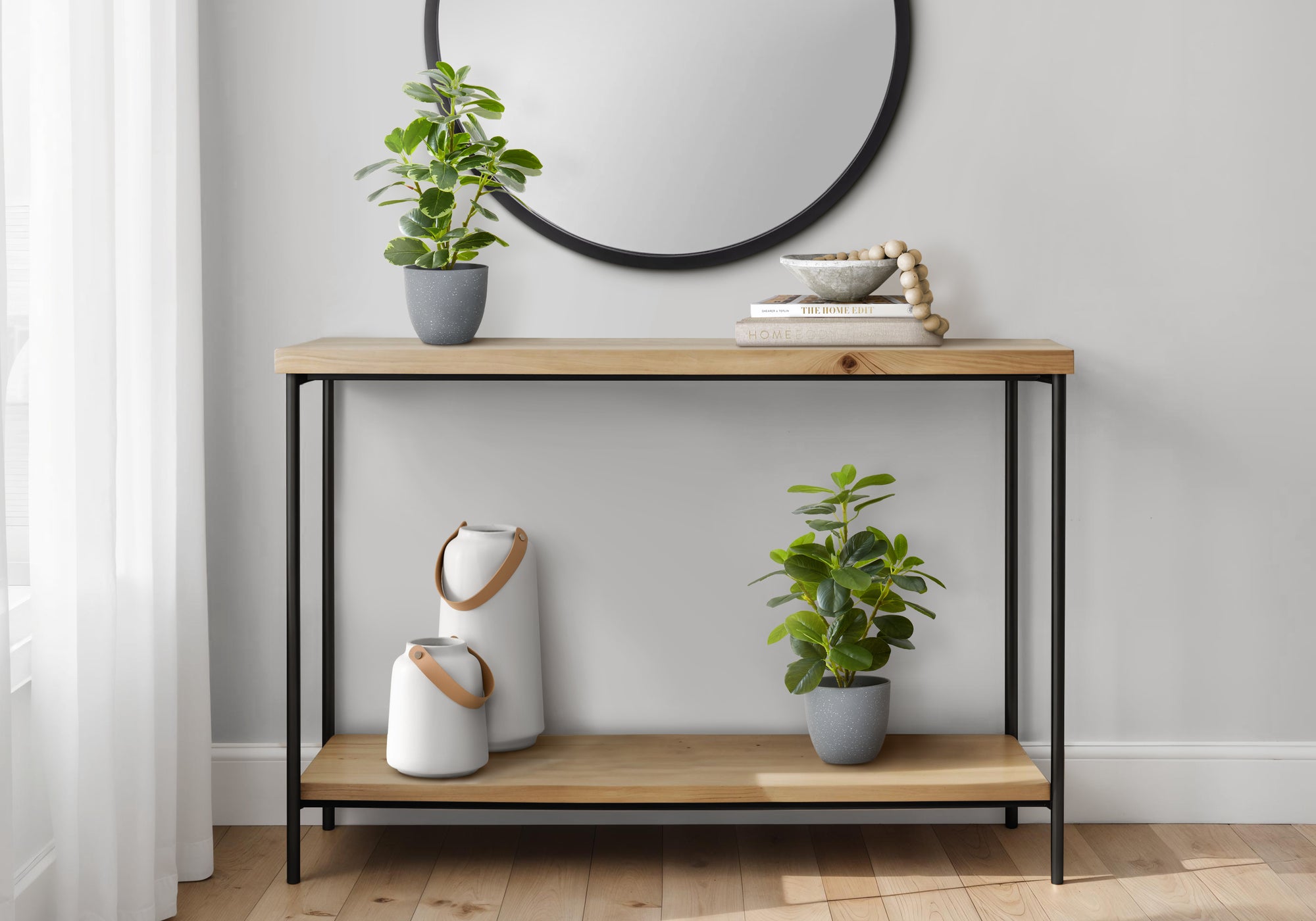 Artificial Ficus Elastica Plant 14"H Set of 2 with 4" Pot-Artificial Plant-DECOROLALA