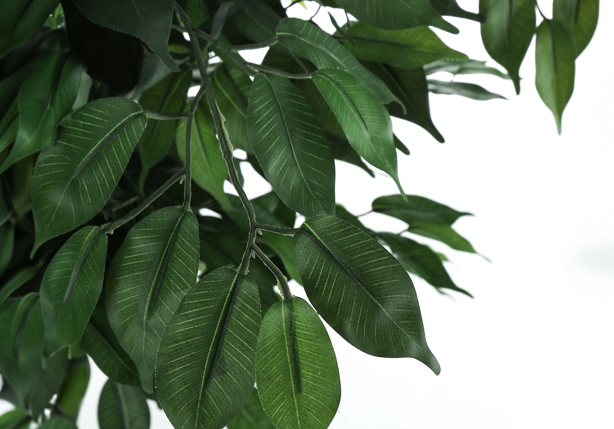 Artificial Ficus Tree 58"H - 1008 Leaves, Black Pot-Artificial Plant-DECOROLALA