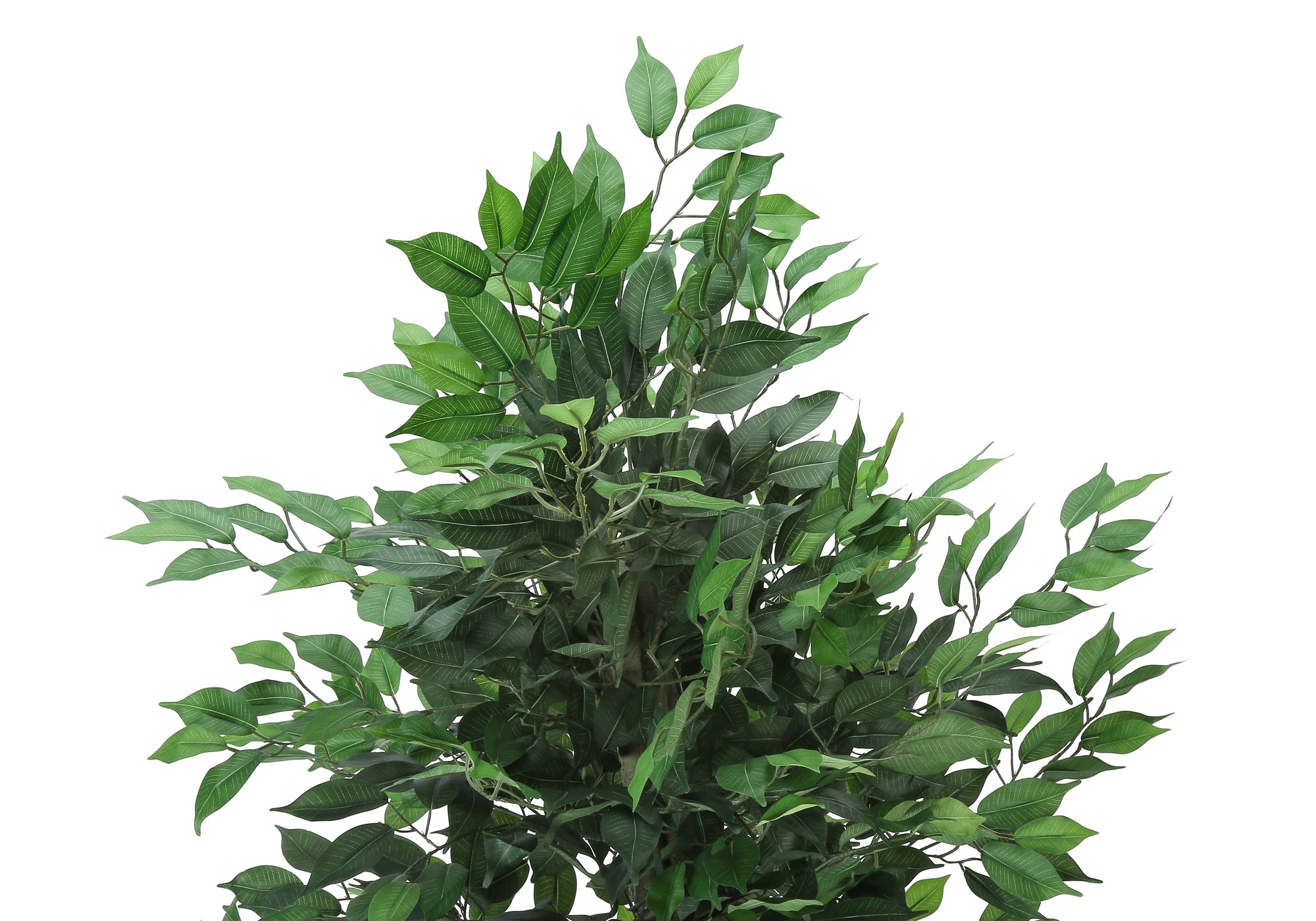 Artificial Ficus Tree 58"H - 1008 Leaves, Black Pot-Artificial Plant-DECOROLALA
