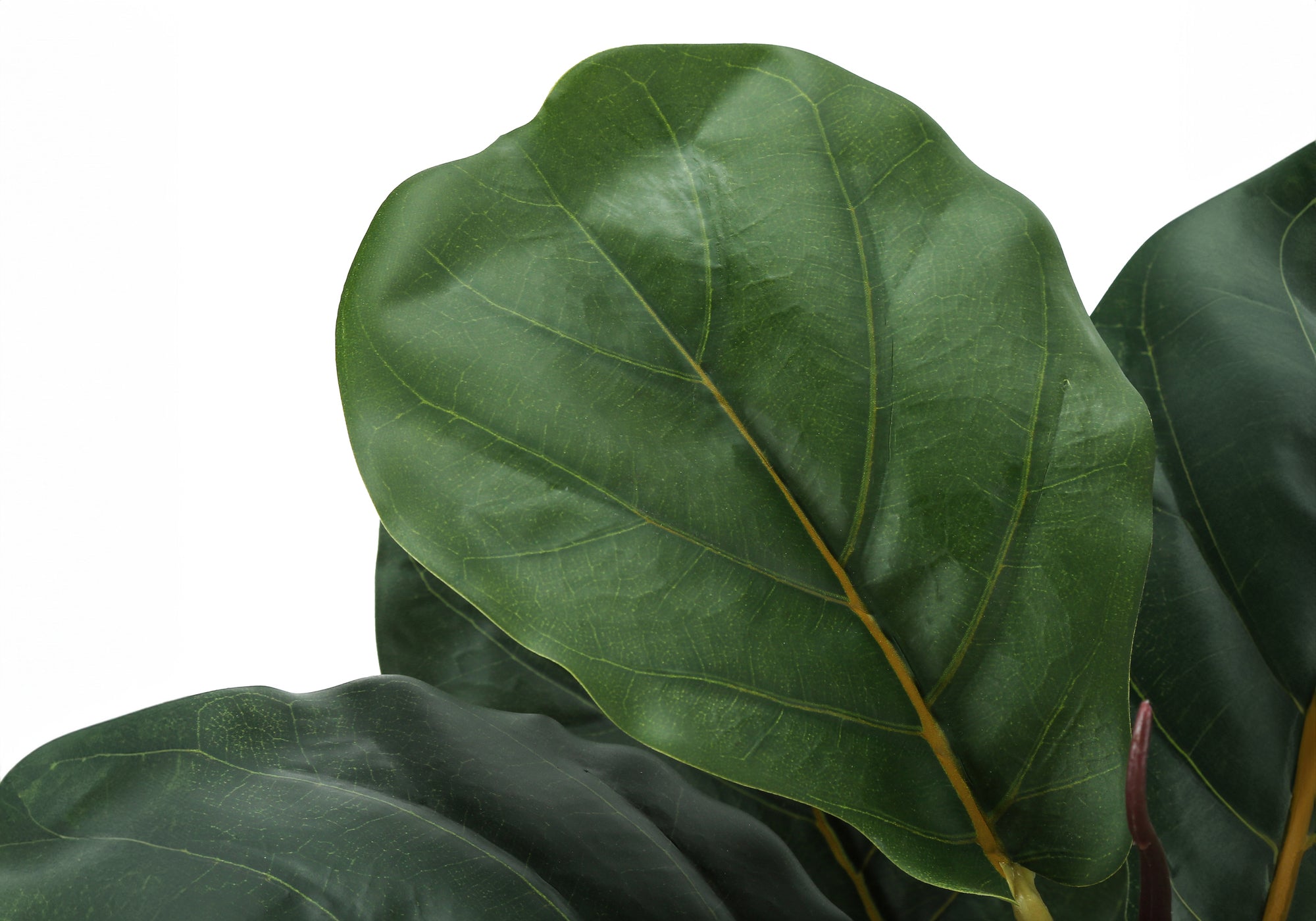 Artificial Fiddle Leaf Plant 28" with Woven Basket-Artificial Plant-DECOROLALA