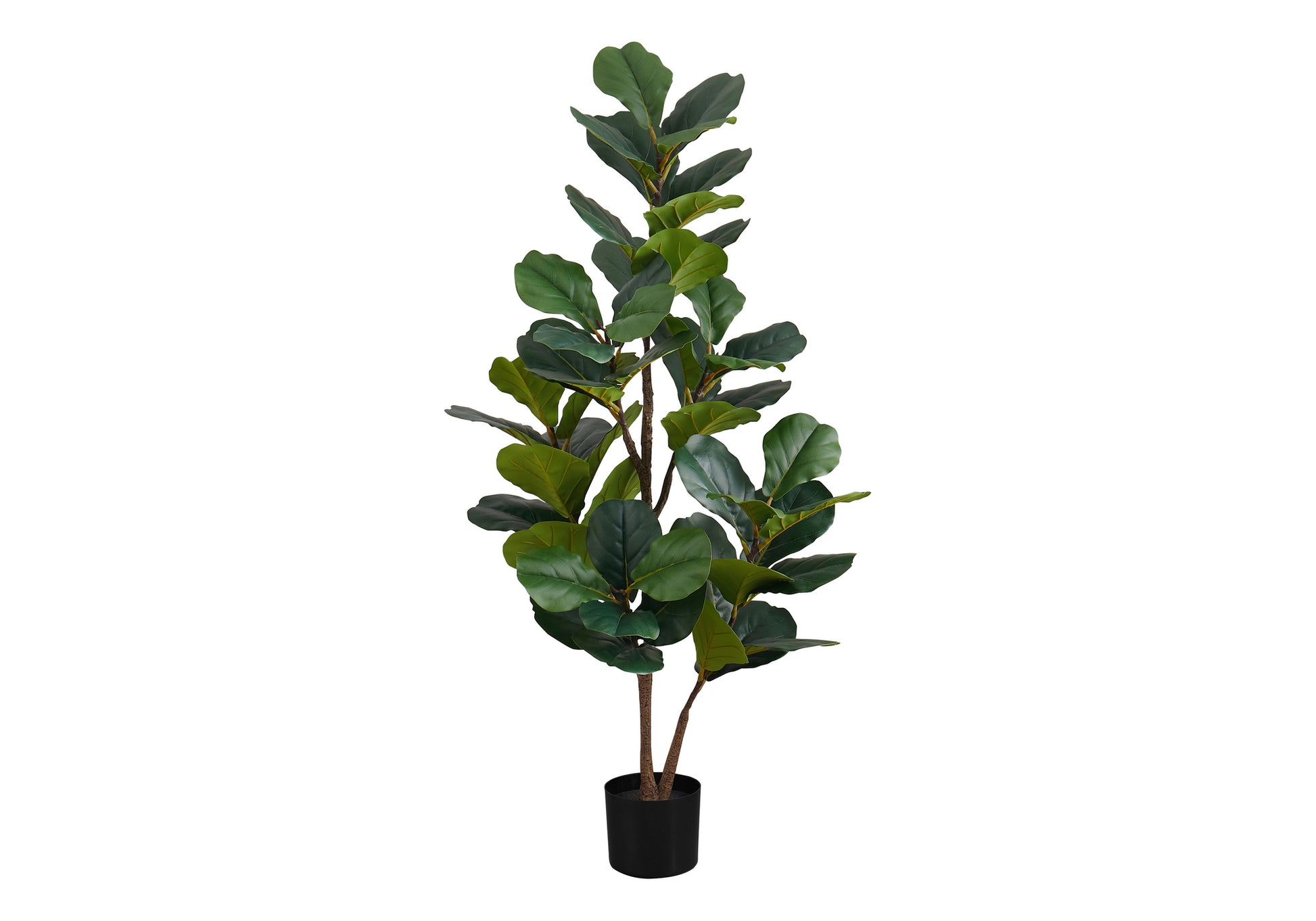 Artificial Fiddle Leaf Tree 49"H - Indoor Plant 5" Pot-Artificial Plant-DECOROLALA