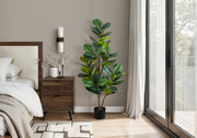 Artificial Fiddle Leaf Tree 49"H - Indoor Plant 5" Pot-Artificial Plant-DECOROLALA