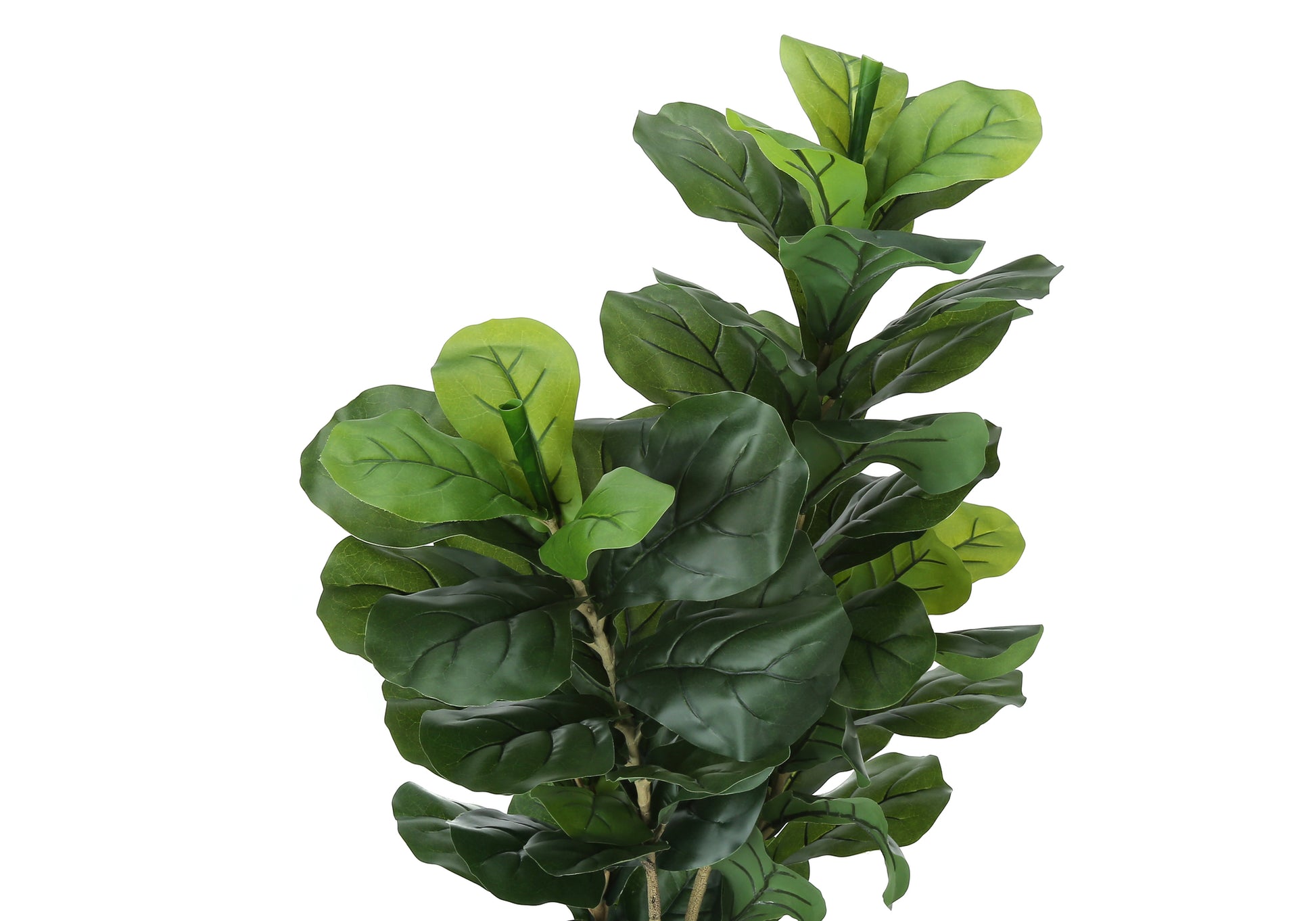 Artificial Fiddle Tree 41"H Black Pot-Artificial Plant-DECOROLALA