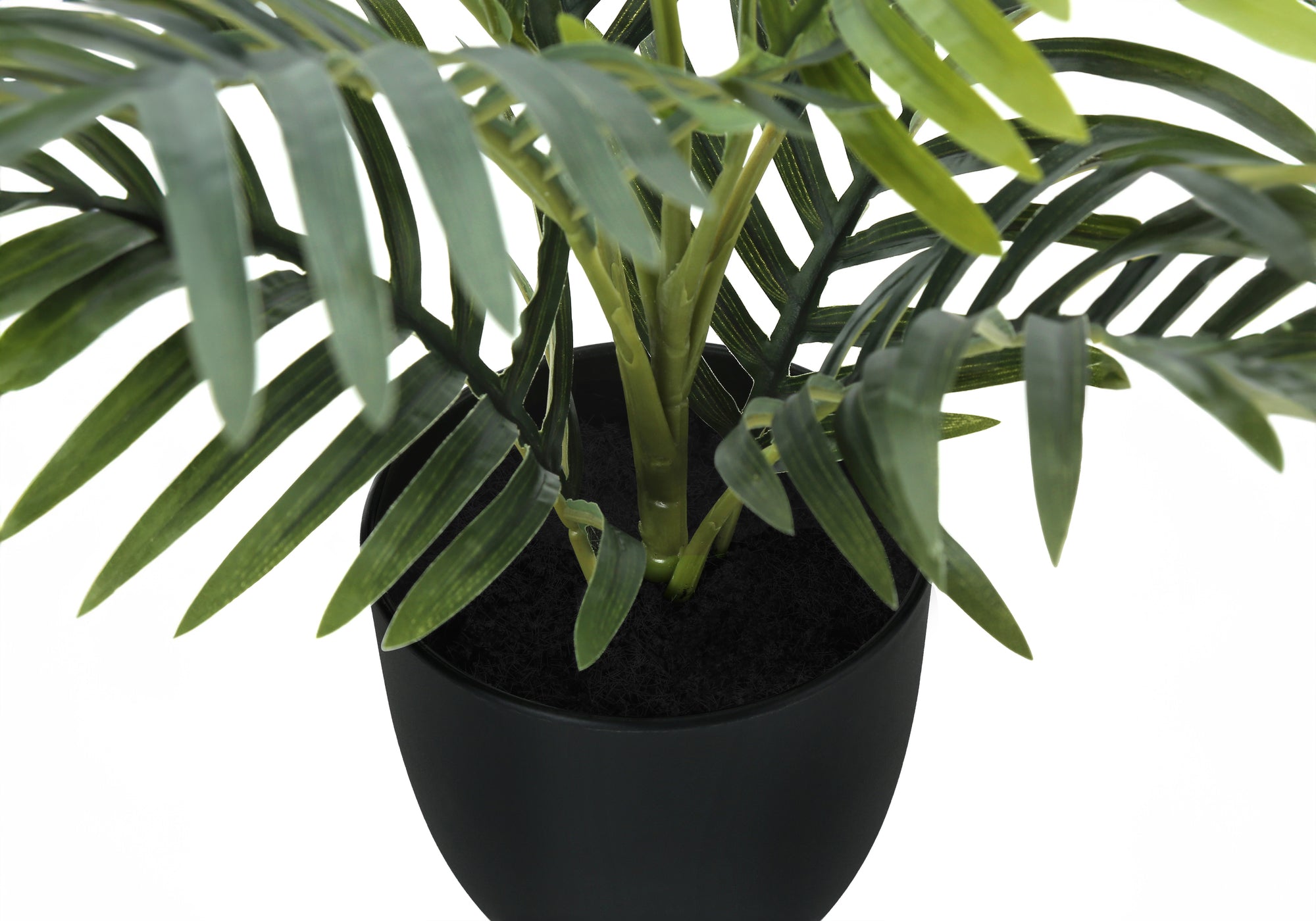 Artificial Indoor Palm Plant 20"H with 5" Pot-Artificial Plant-DECOROLALA