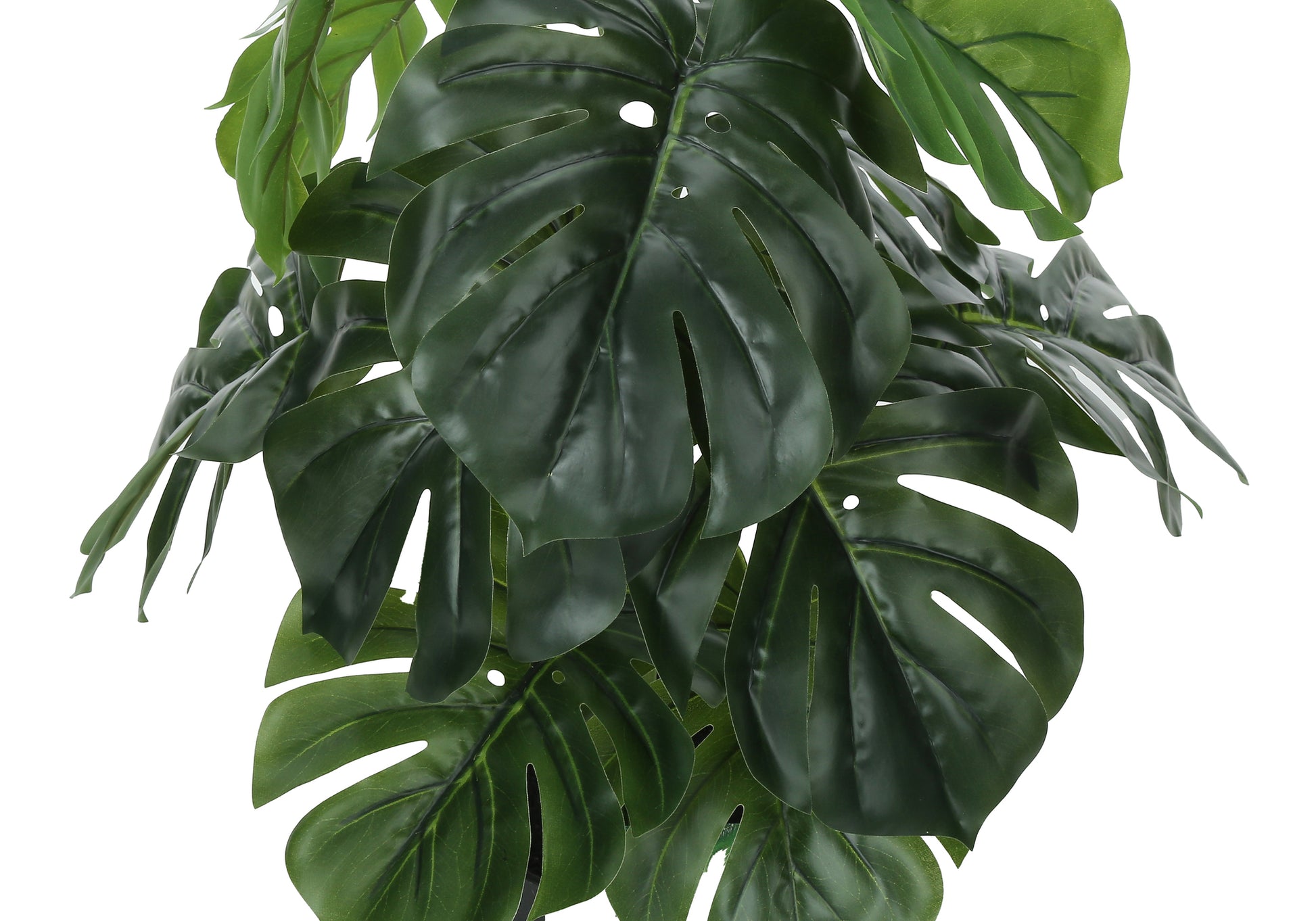 Artificial Monstera Plant 24"H Real Touch White Pot-Artificial Plant-DECOROLALA
