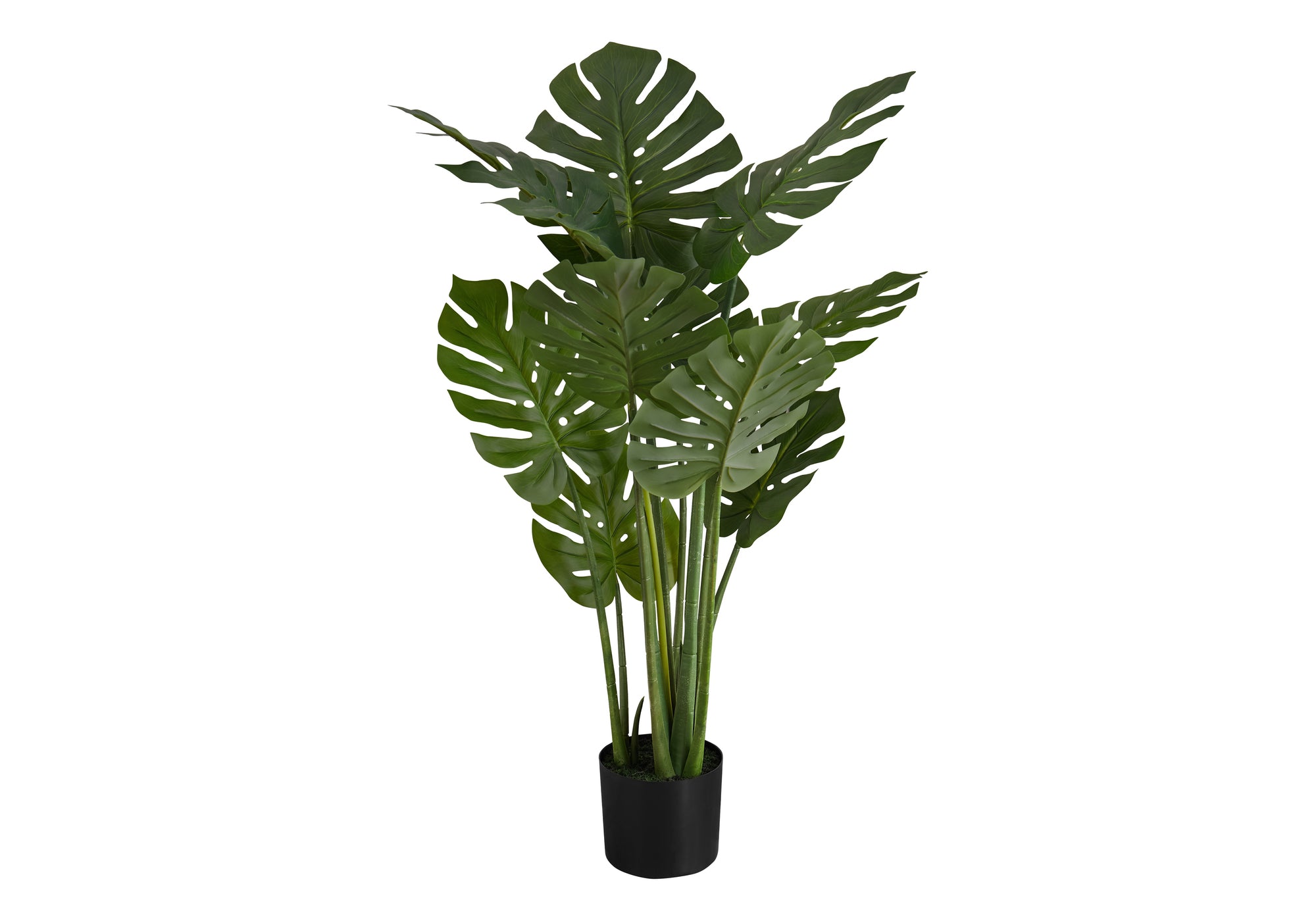 Artificial Monstera Plant 45"H with 6" Pot-Artificial Plant-DECOROLALA