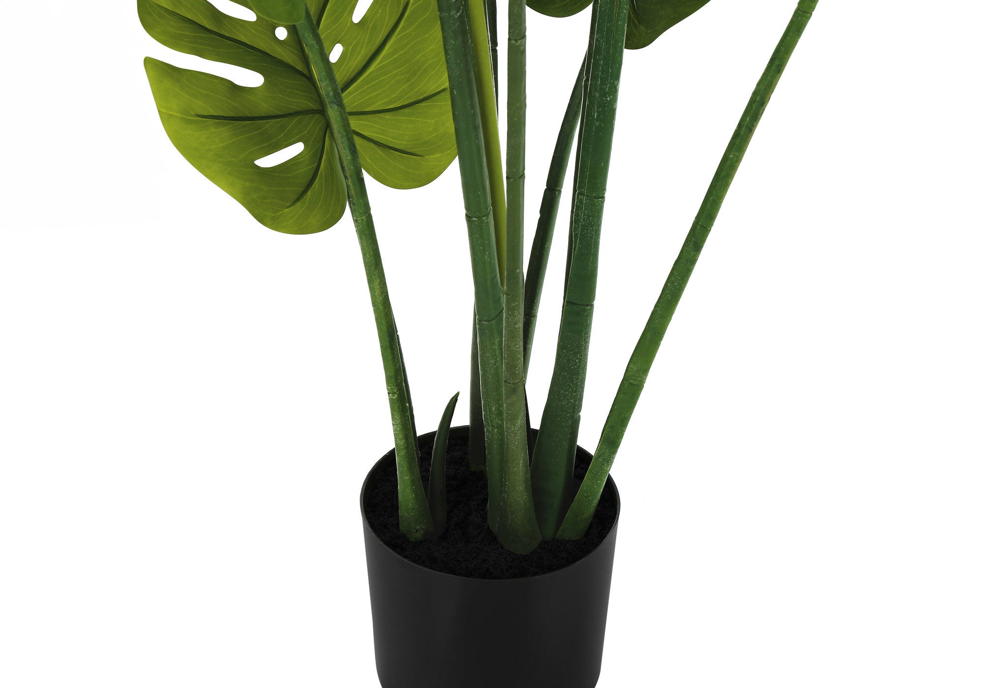 Artificial Monstera Plant 45"H with 6" Pot-Artificial Plant-DECOROLALA