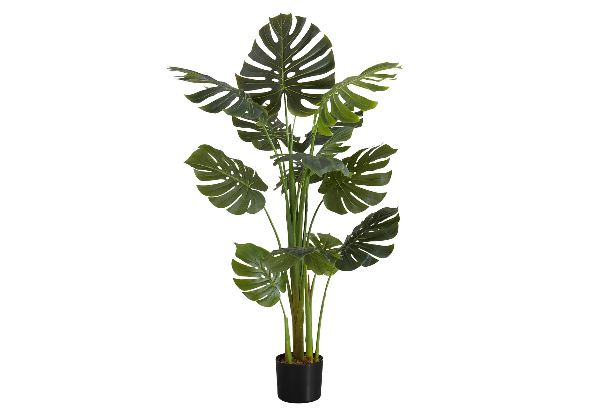 Artificial Monstera Plant 55"H with 6" Pot-Artificial Plant-DECOROLALA
