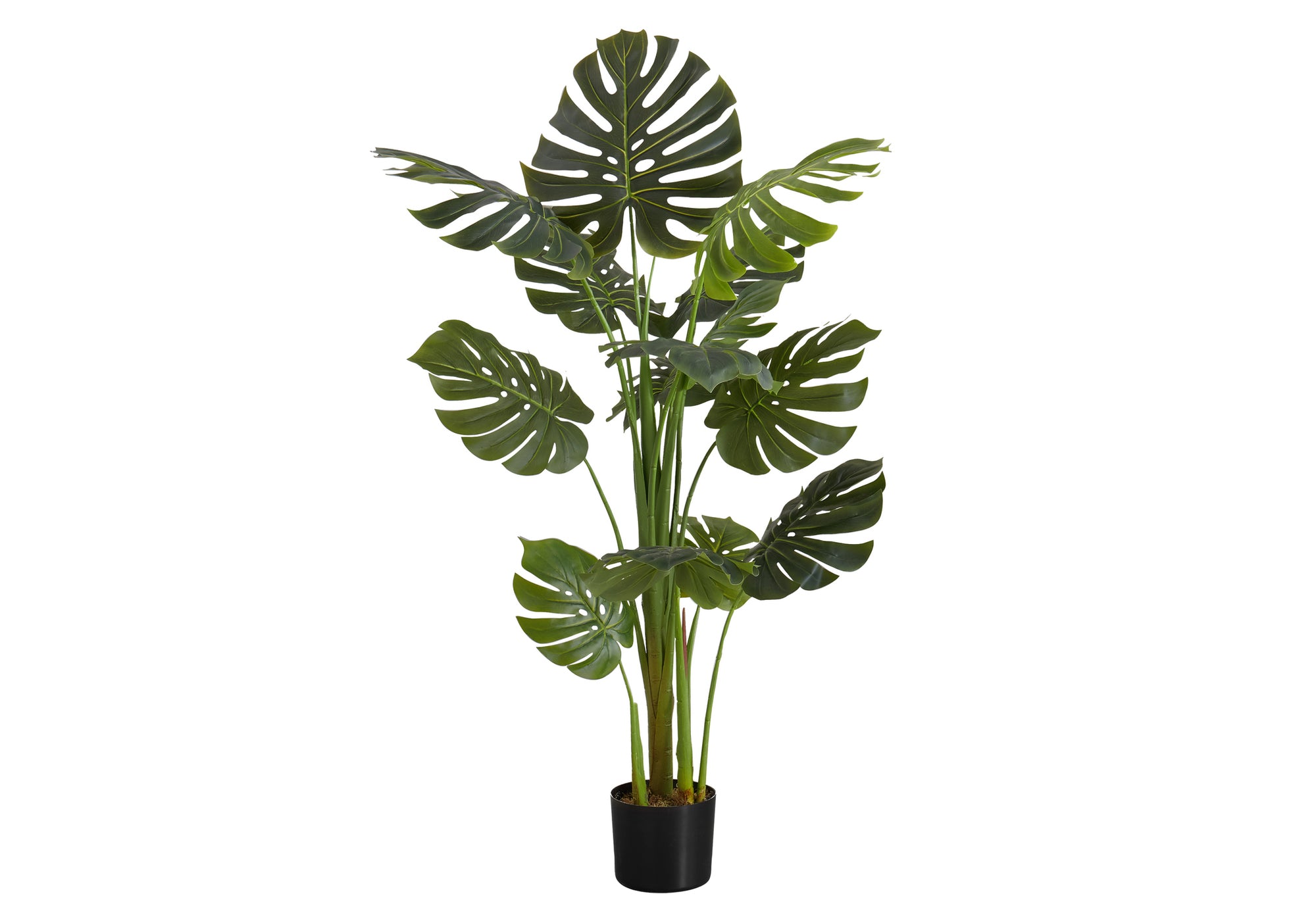 Artificial Monstera Plant 55"H with 6" Pot-Artificial Plant-DECOROLALA