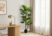 Artificial Monstera Tree 61"H - 7" Pot-Artificial Plant-DECOROLALA