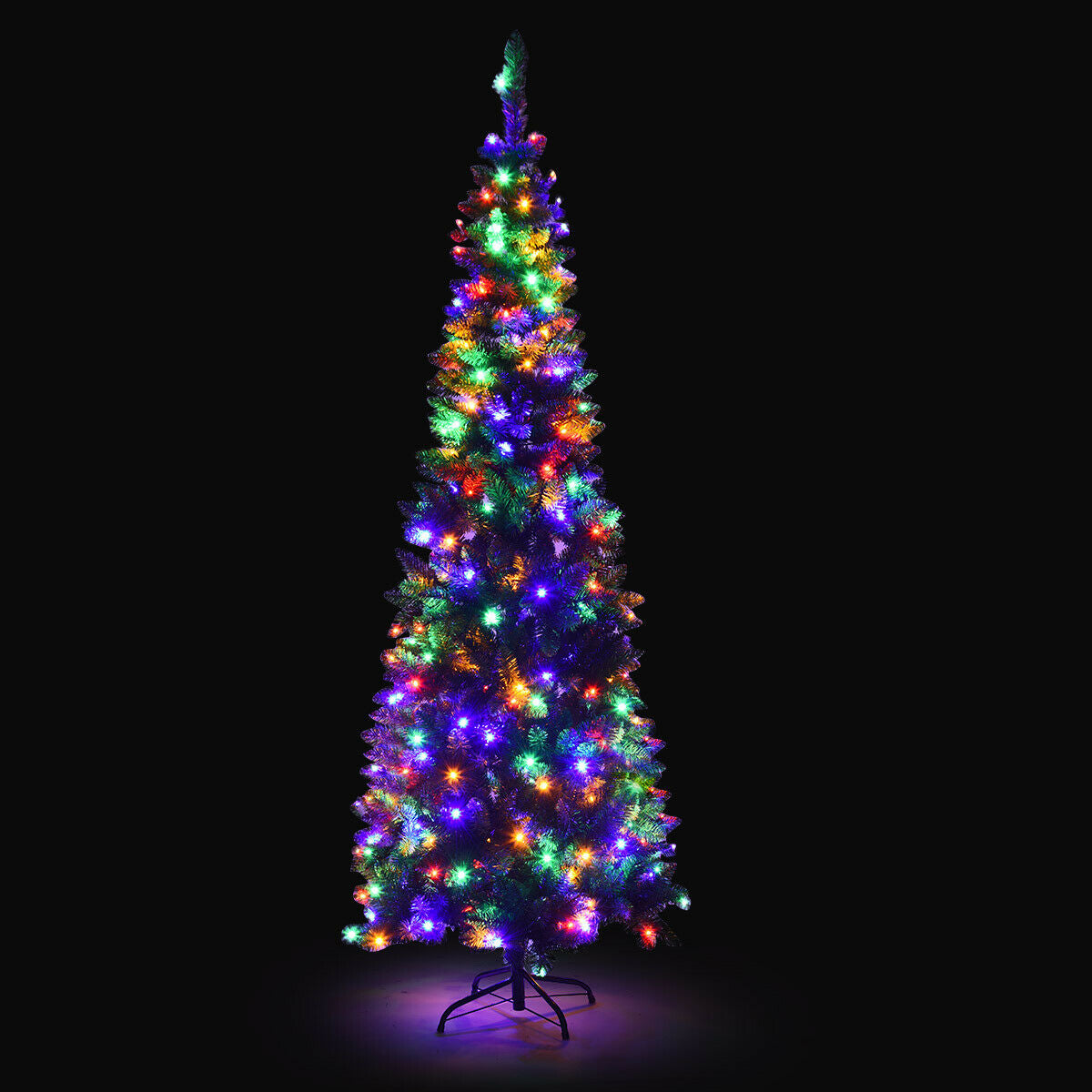 Artificial National Foot Kingswood Fir Pencil Christmas Tree-6.5ft-Christmas Trees-DECOROLALA