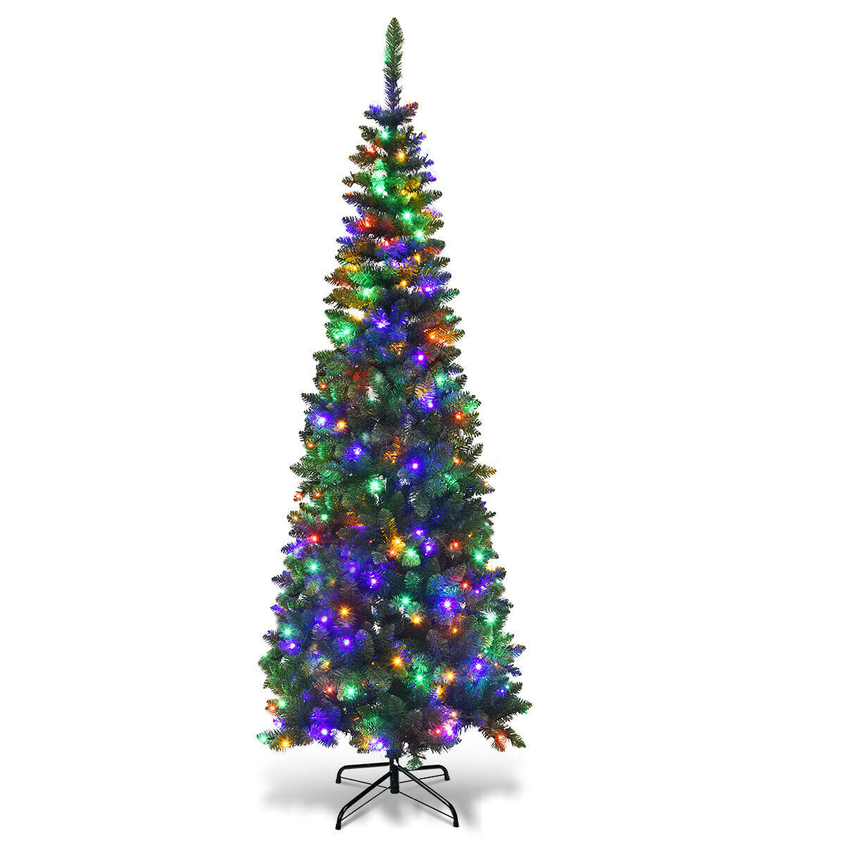 Artificial National Foot Kingswood Fir Pencil Christmas Tree-6.5ft-Christmas Trees-DECOROLALA