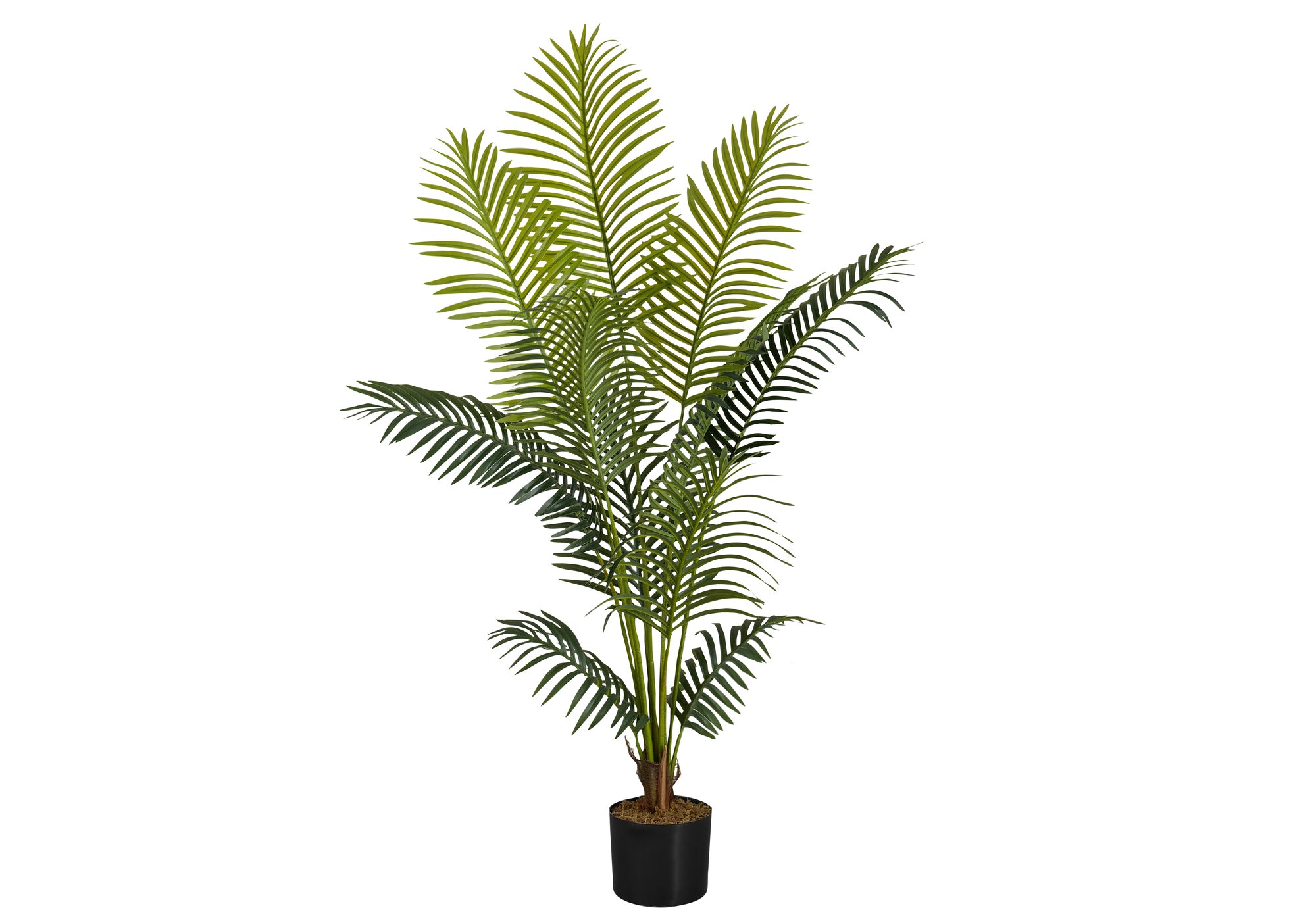 Artificial Palm Tree 57"H Indoor Plant with 5" Pot-Artificial Plant-DECOROLALA