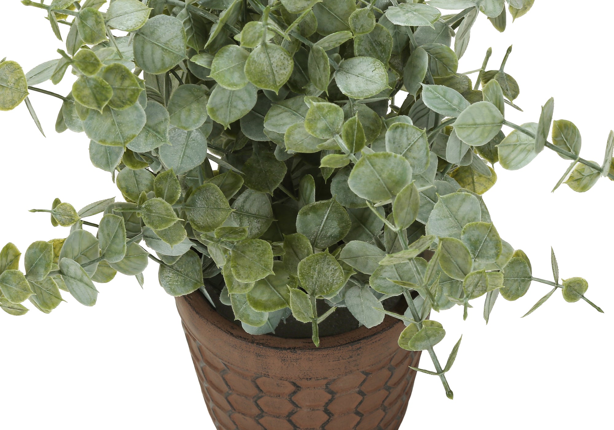 Artificial Plant - 2pcs / 13"H Eucalyptus / Grass/ 4" Pot-Artificial Plant-DECOROLALA