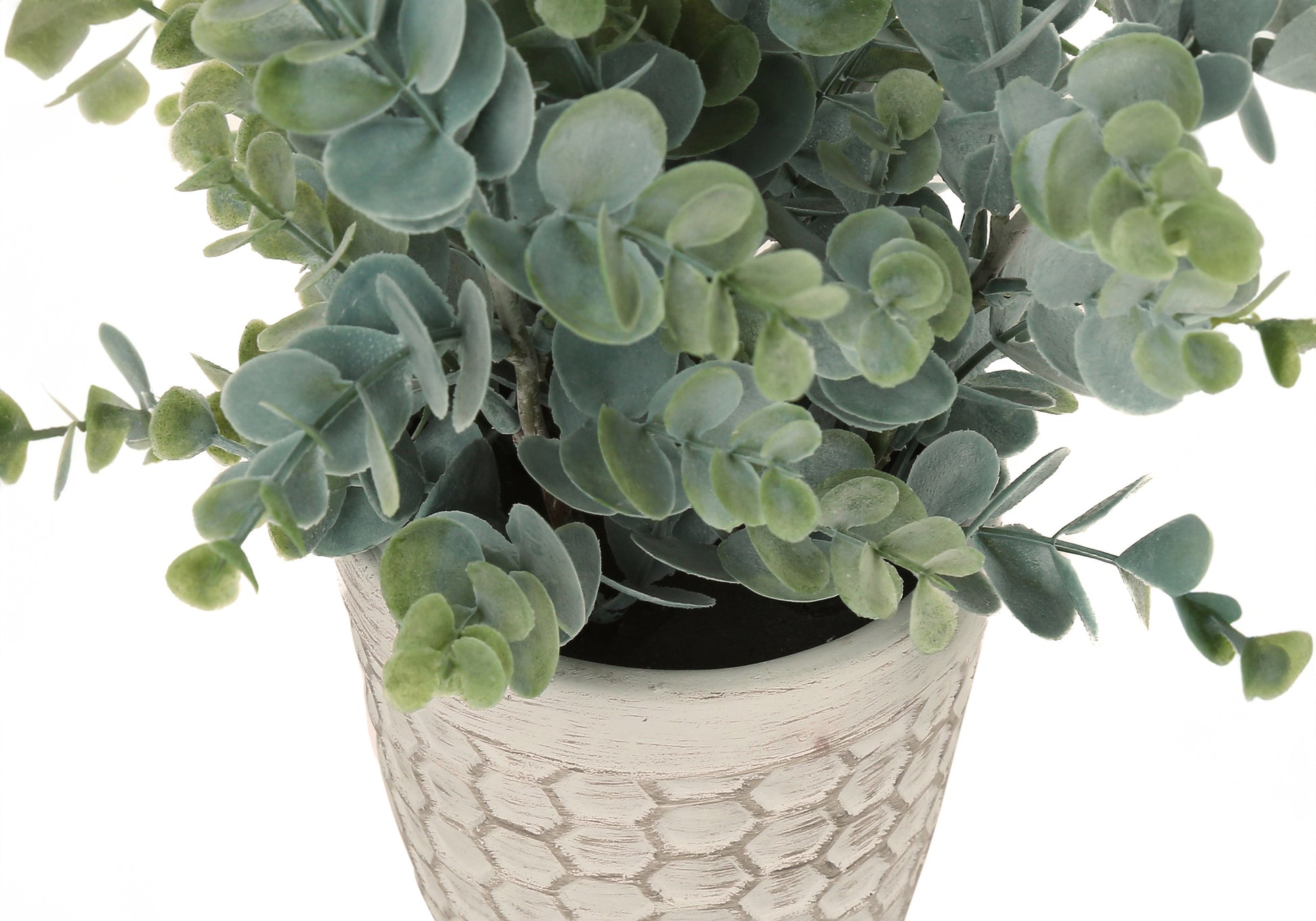Artificial Plant - 2pcs / 13"H Eucalyptus / Grass/ 4" Pot-Artificial Plant-DECOROLALA