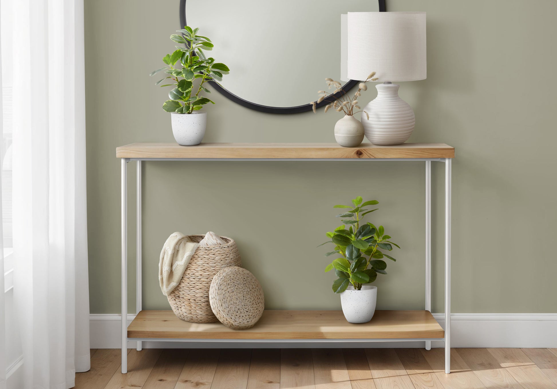 Artificial Plant - 2pcs / 14"H Ficus Elastica / 4" Pot-Artificial Plant-DECOROLALA