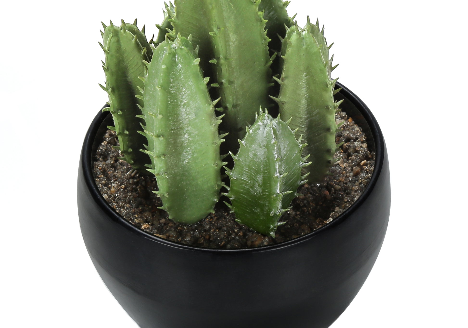 Artificial Plant - 3pcs / 6"H Succulent In A 3" White Pot-Artificial Plant-DECOROLALA