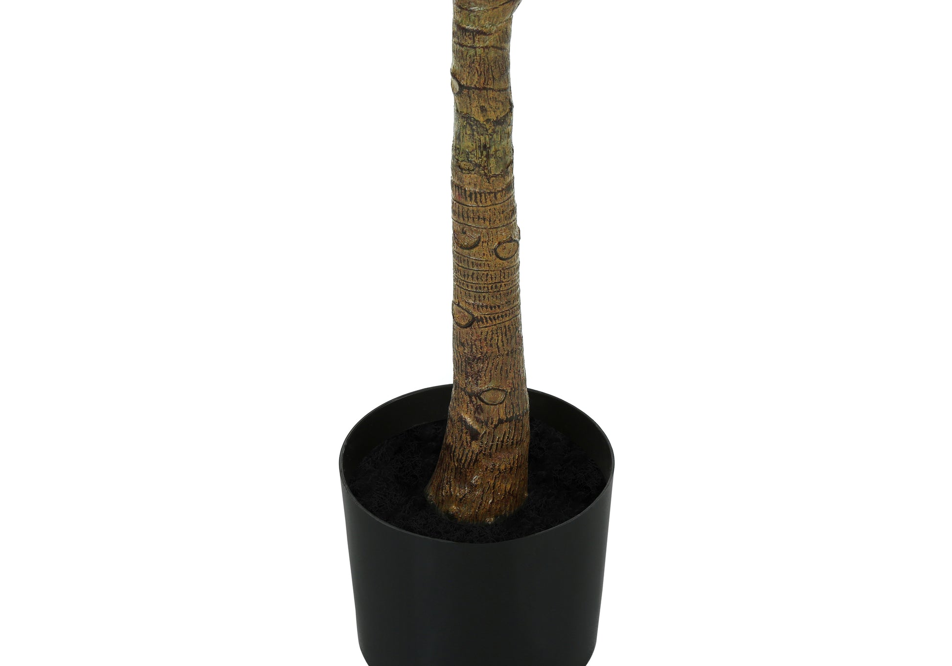 Artificial Plant 47"H Fiddle Tree, 6" Black Pot-Artificial Plant-DECOROLALA