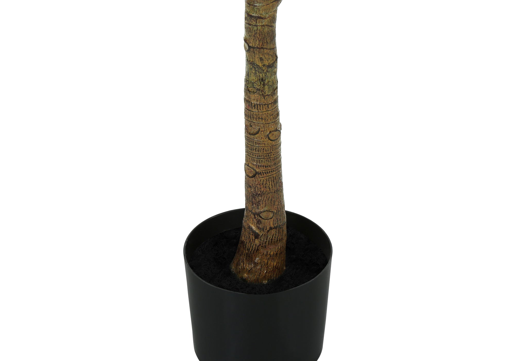 Artificial Plant 47"H Fiddle Tree, 6" Black Pot-Artificial Plant-DECOROLALA