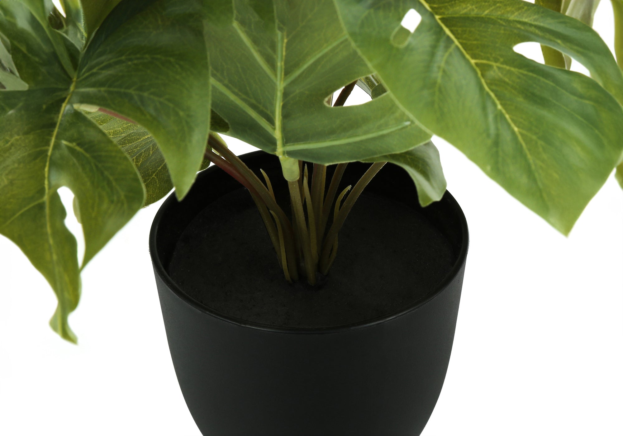Artificial Plant Set 2pcs Monstera/Calathea 13"H 4" Pot-Artificial Plant-DECOROLALA