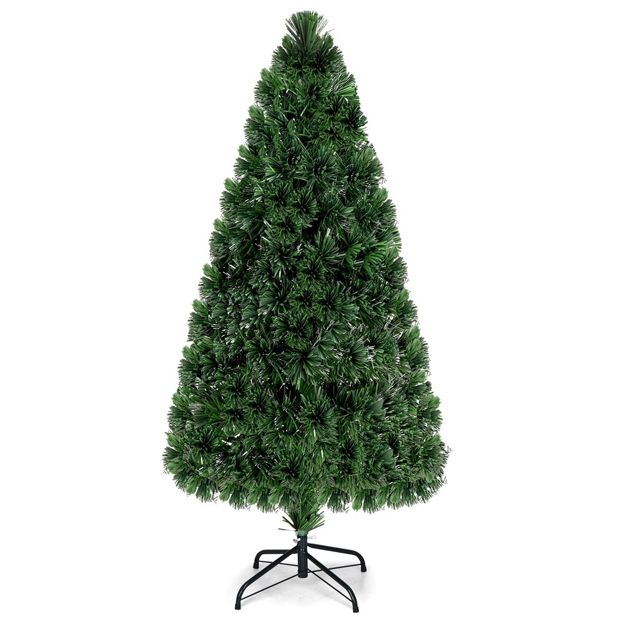 Artificial Pre-Lit Fiber Optic PVC Christmas Tree-5 ft-Christmas Trees-DECOROLALA