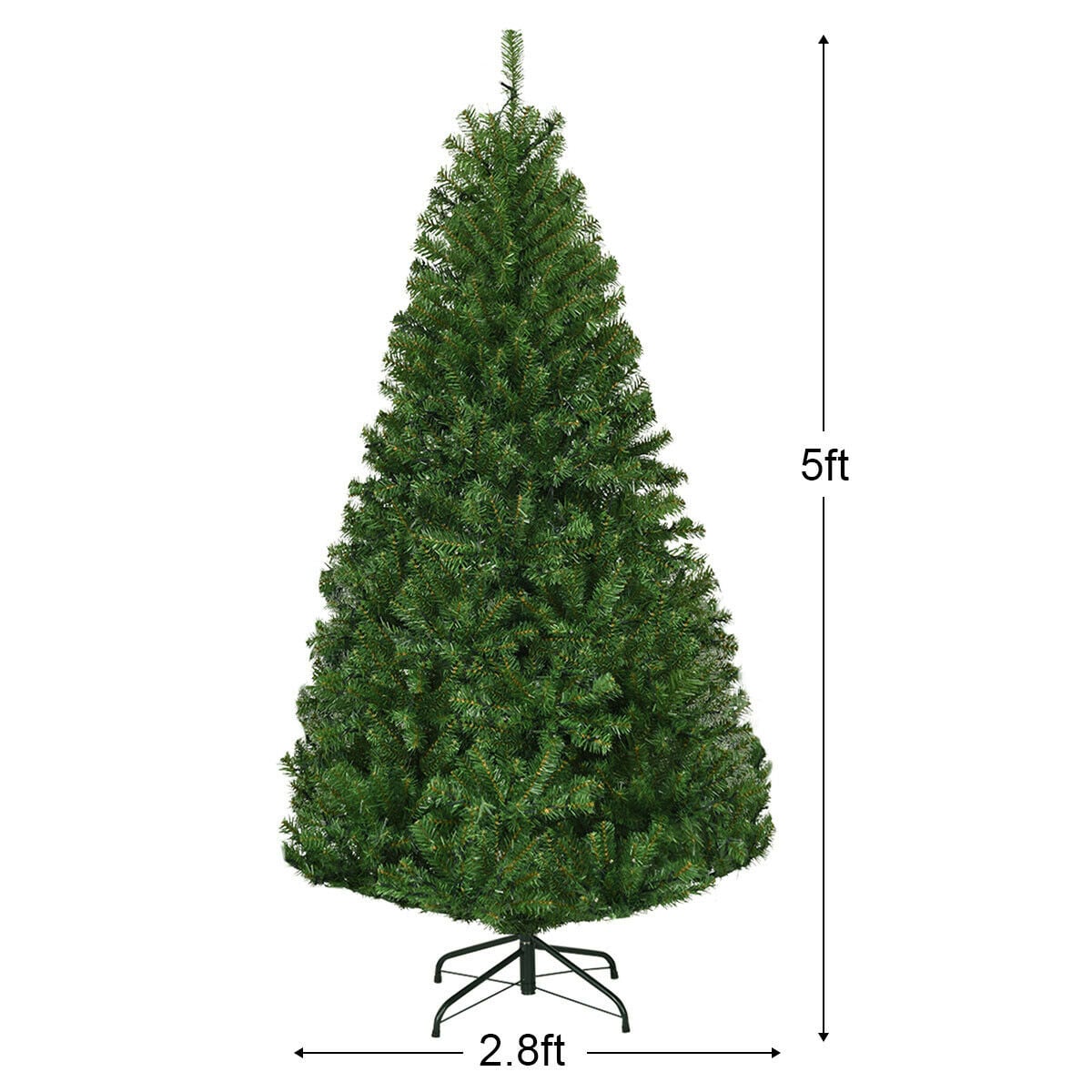 Artificial Premium Hinged Christmas Tree-5 ft-Christmas Trees-DECOROLALA