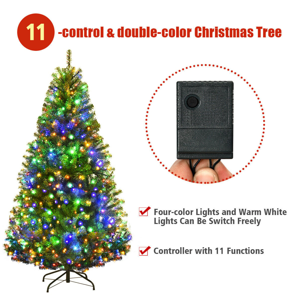 Artificial Premium Hinged Christmas Tree-5 ft-Christmas Trees-DECOROLALA