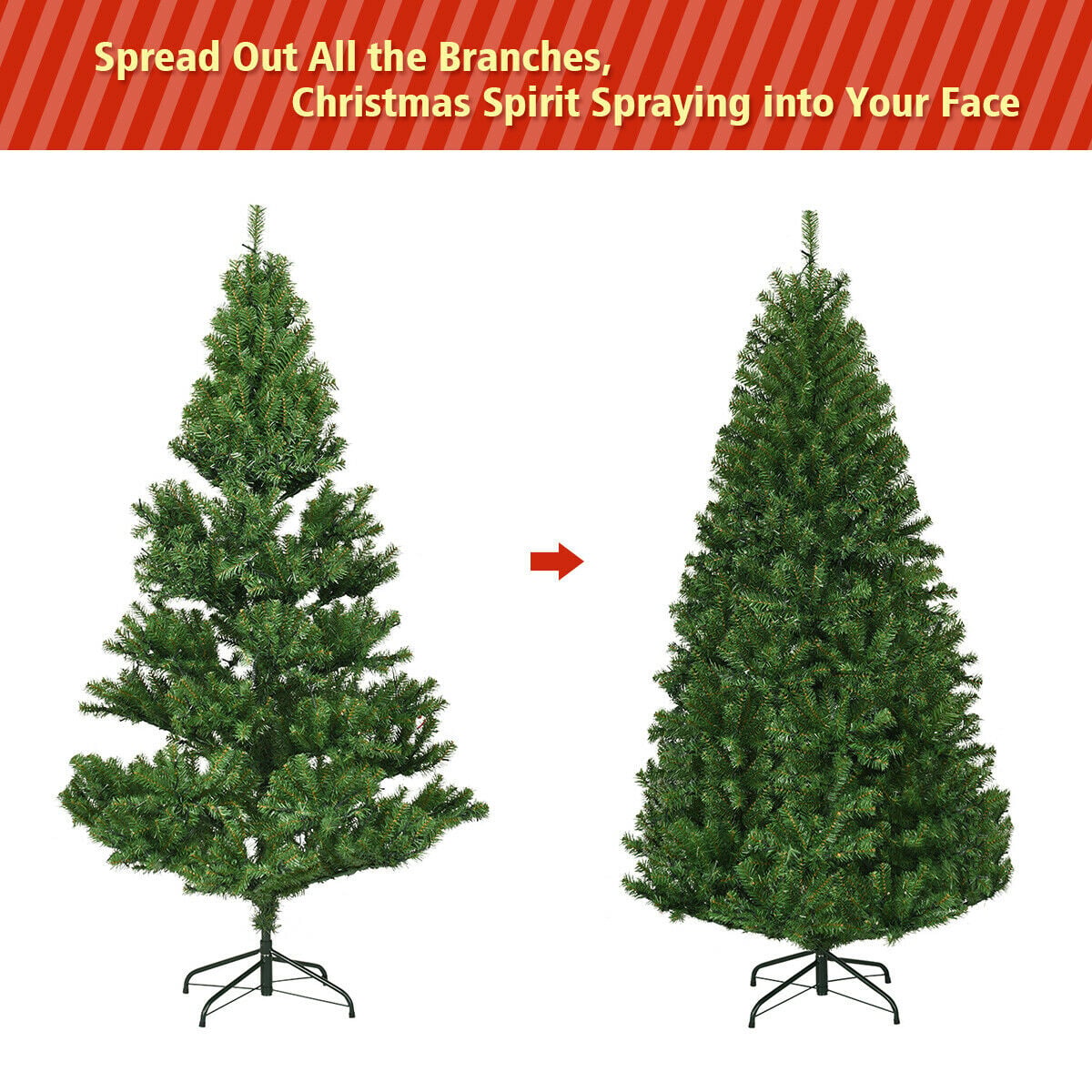 Artificial Premium Hinged Christmas Tree-5 ft-Christmas Trees-DECOROLALA