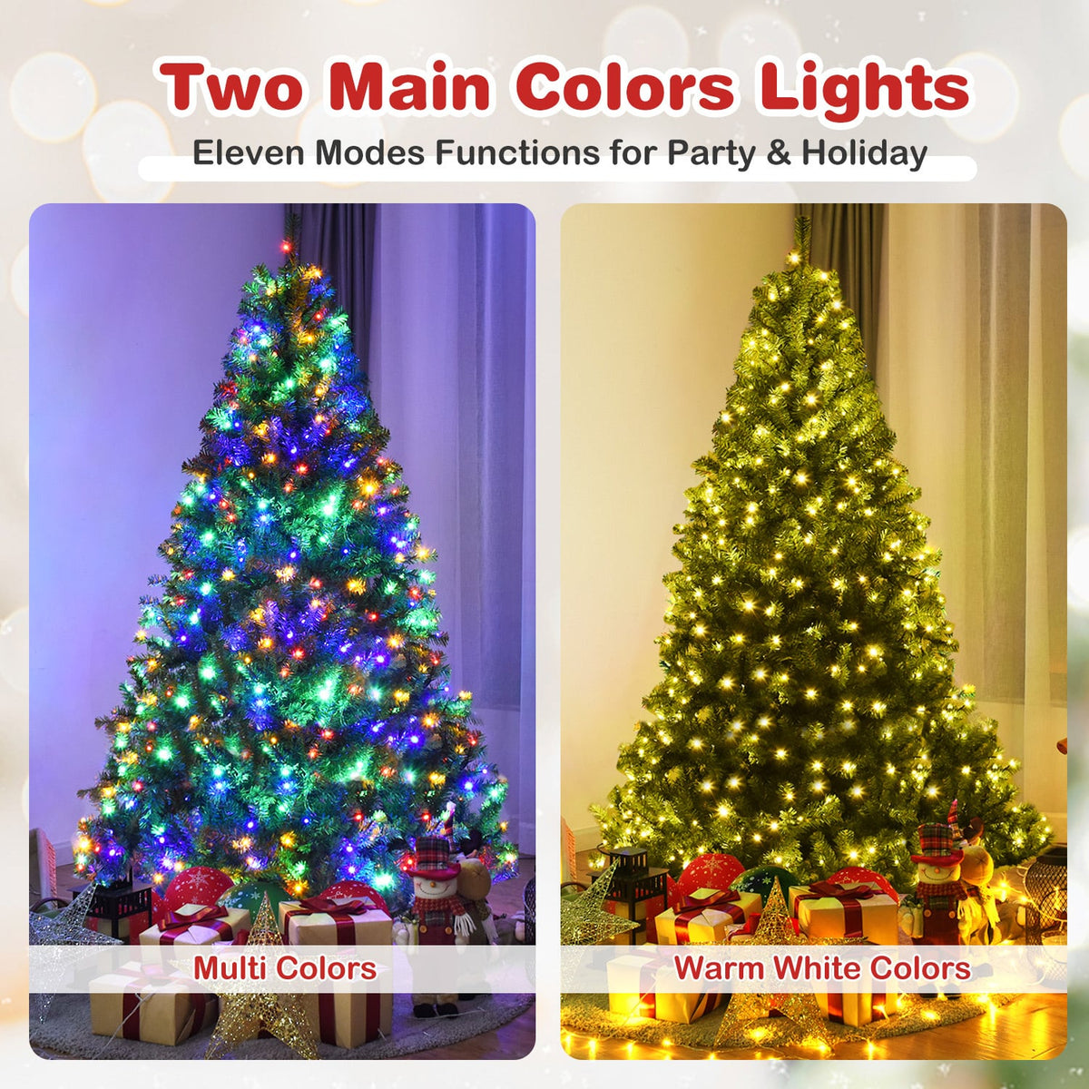 Artificial Premium Hinged Christmas Tree-6 Feet-Christmas Trees-DECOROLALA