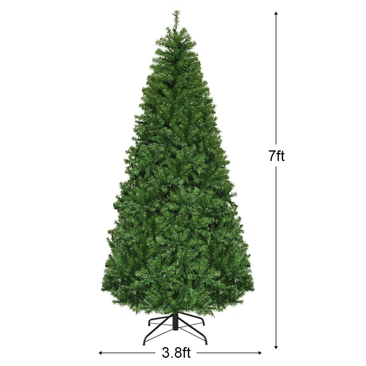 Artificial Premium Hinged Christmas Tree-7 ft-Christmas Trees-DECOROLALA