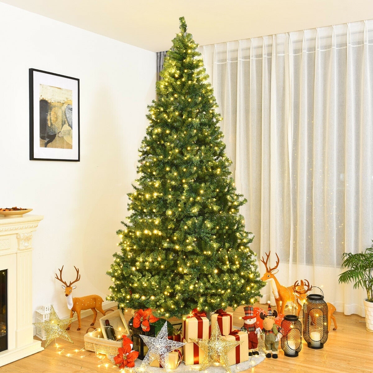 Artificial Premium Hinged Christmas Tree-9 Feet-Christmas Trees-DECOROLALA