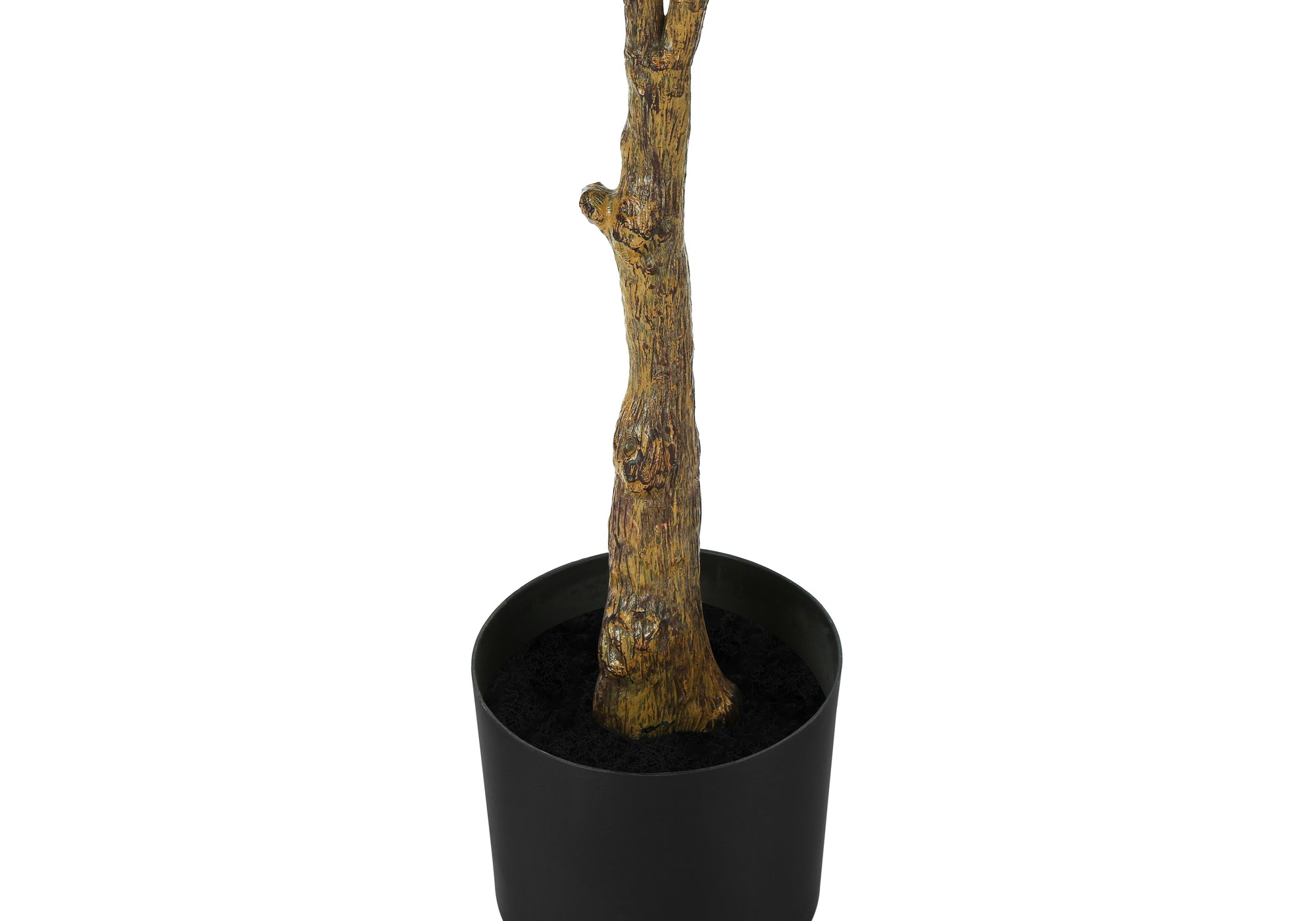 Artificial Rubber Tree Plant 52"H, Potted, Real-Touch Leaves-Artificial Plant-DECOROLALA