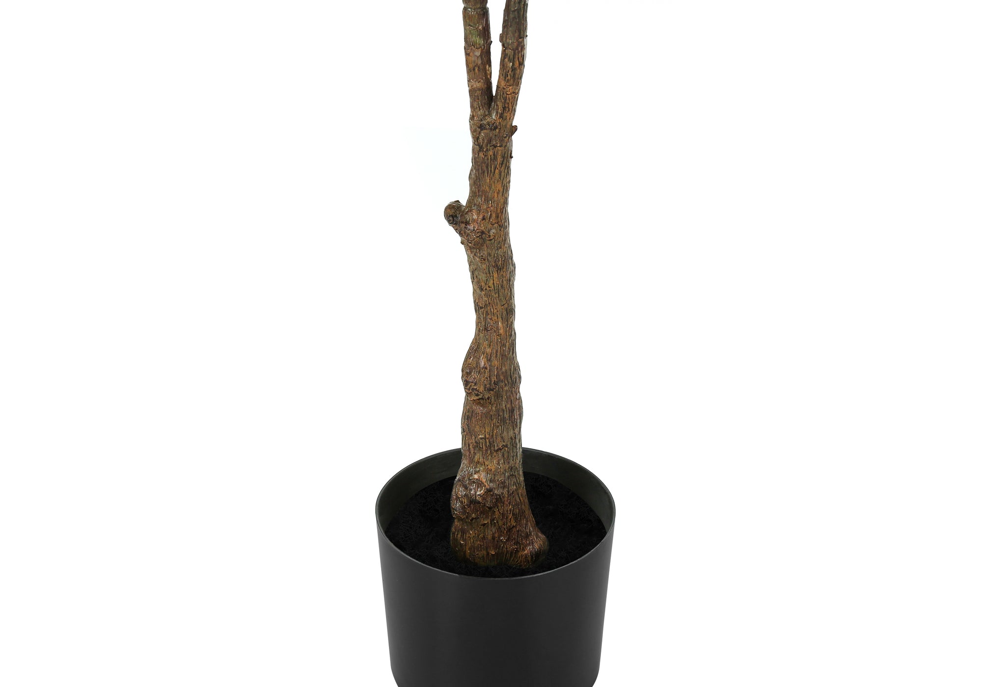 Artificial Rubber Tree Plant 52"H, Potted, Real-Touch Leaves-Artificial Plant-DECOROLALA