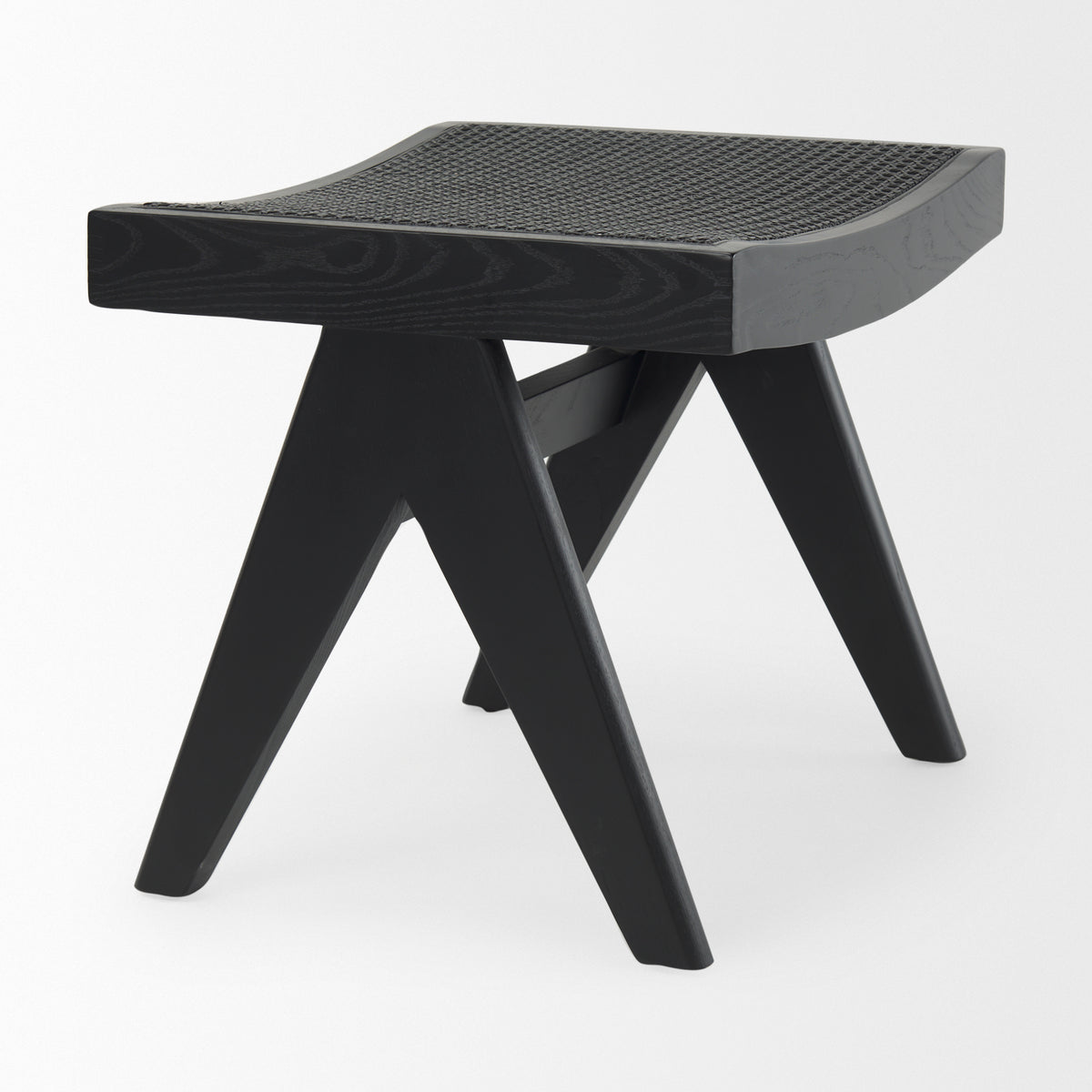 Arvin 21.7L x 17.7W x 18.1H Wooden Stool-Stools & Ottomans-DECOROLALA