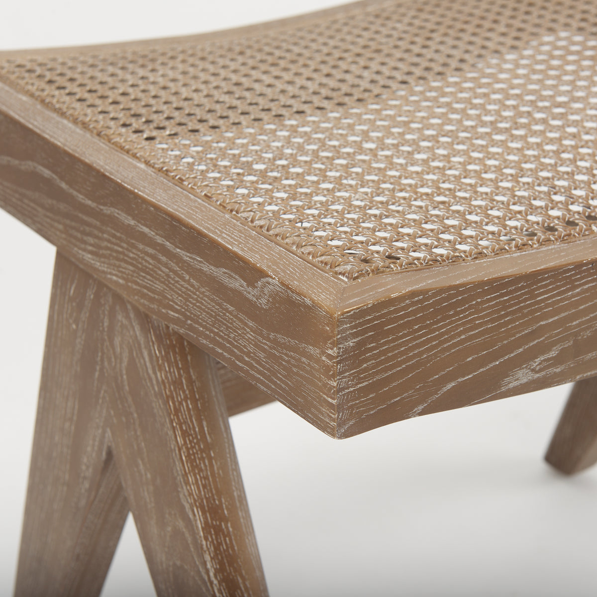 Arvin 21.7L x 17.7W x 18.1H Wooden Stool-Stools & Ottomans-DECOROLALA
