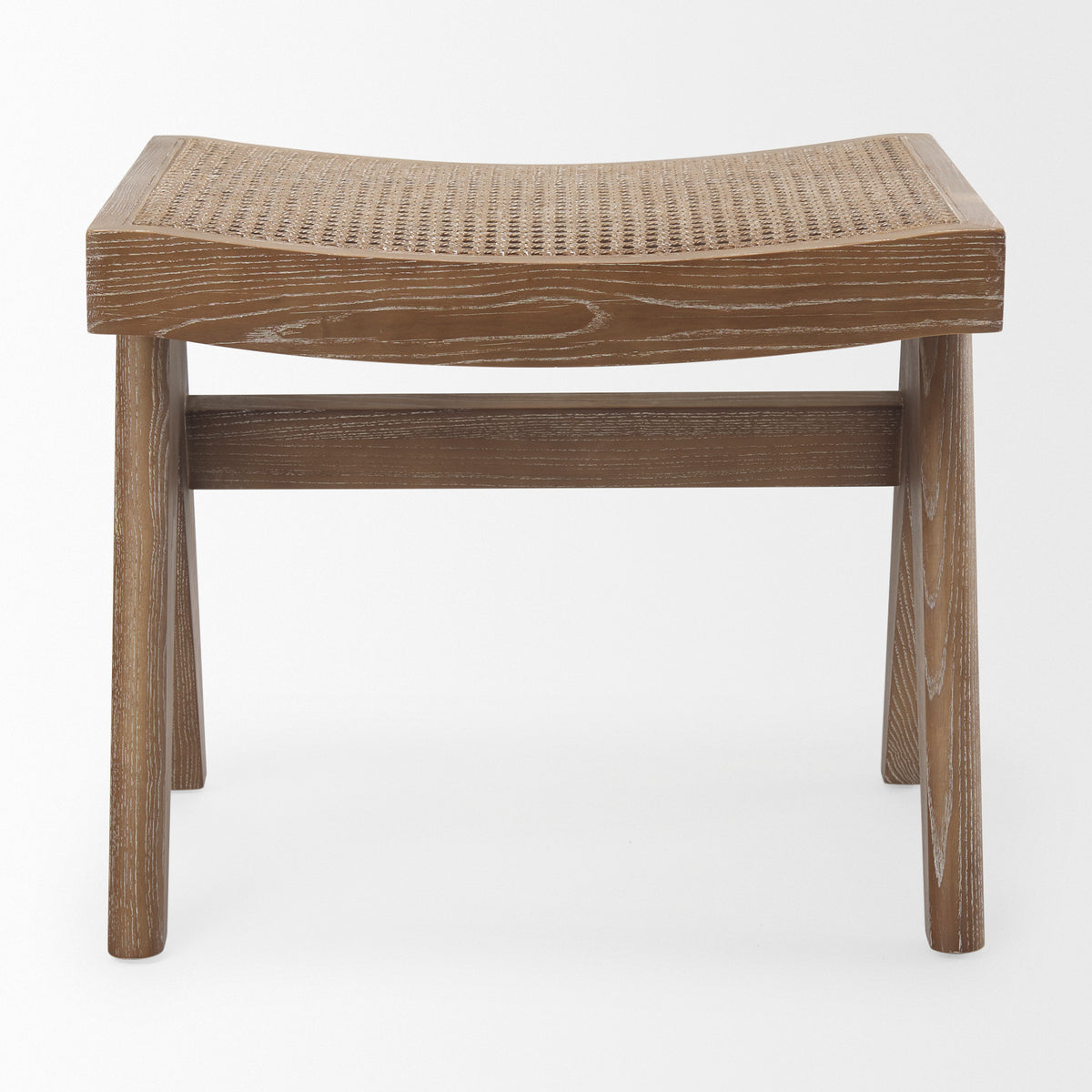 Arvin 21.7L x 17.7W x 18.1H Wooden Stool-Stools & Ottomans-DECOROLALA