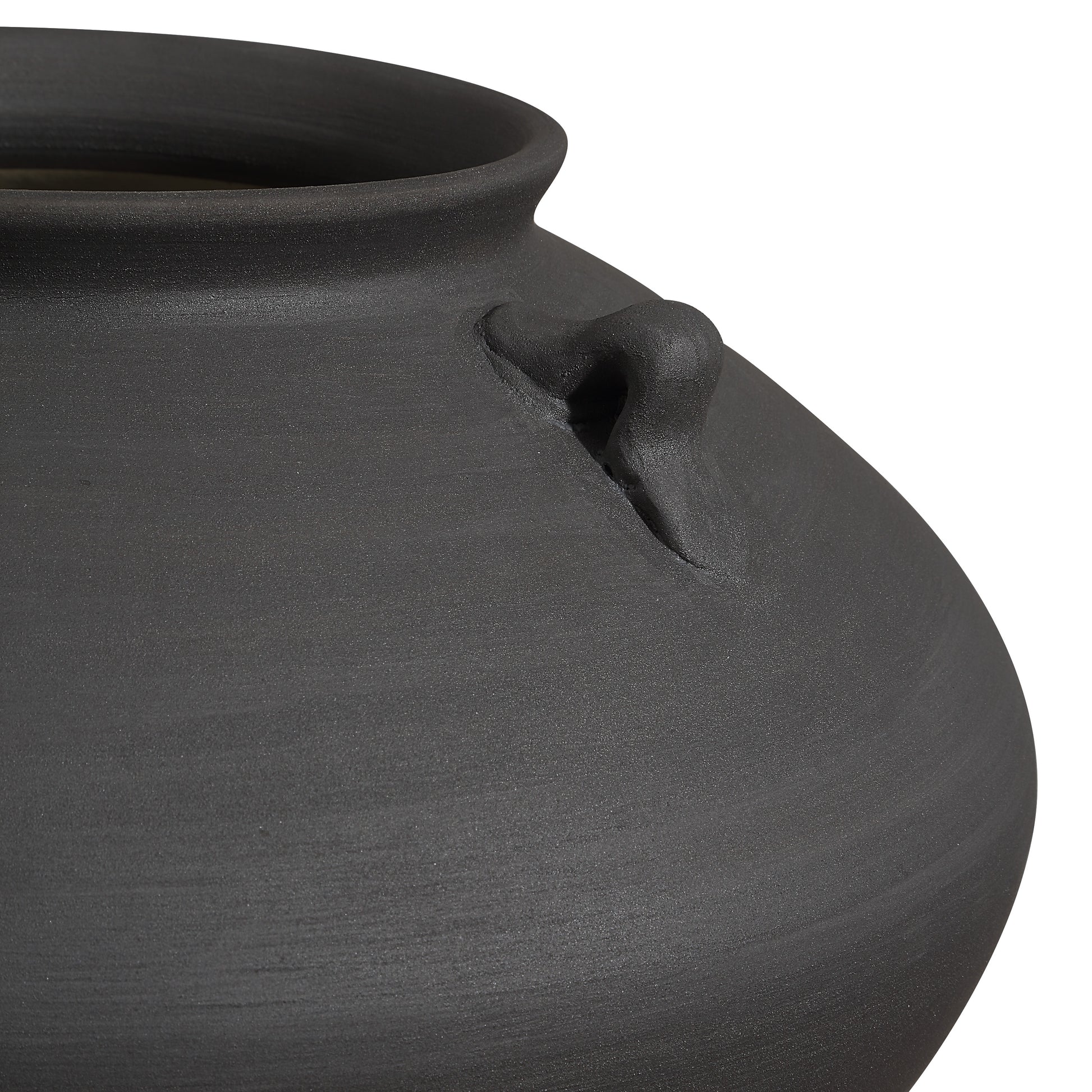 Asher Indoor Vase, Black-Vase-DECOROLALA