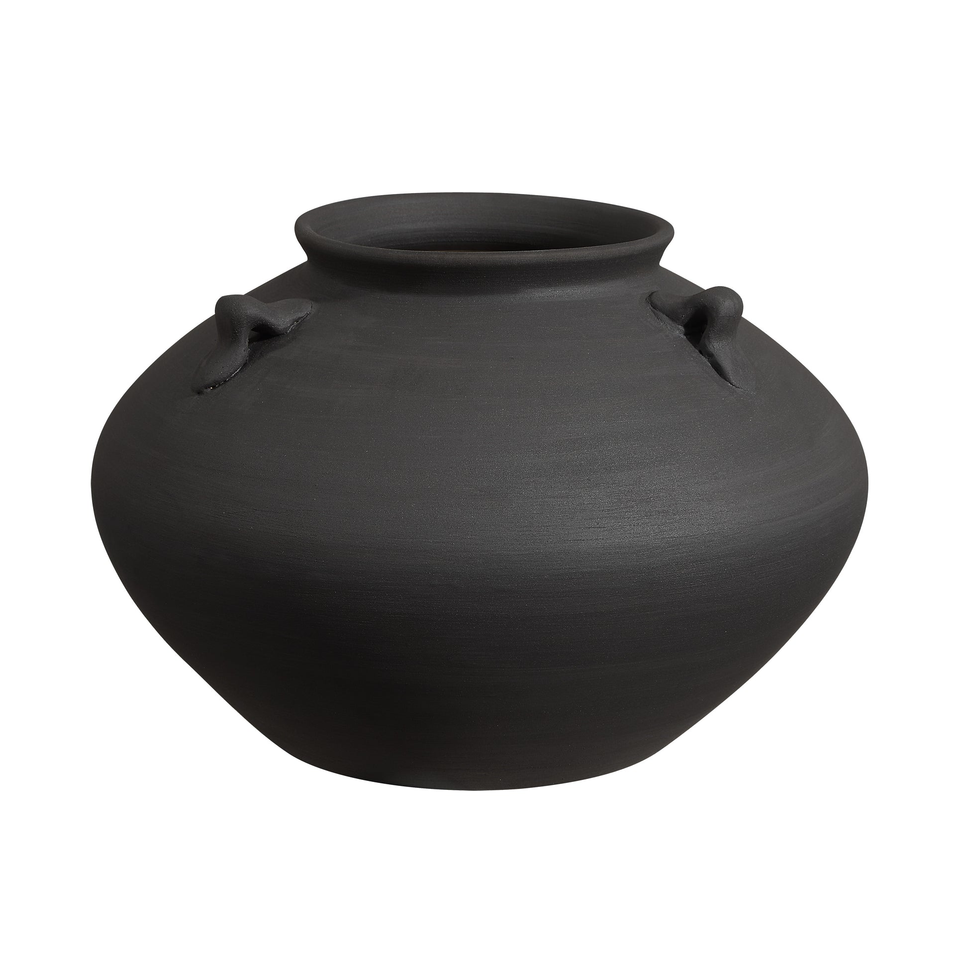 Asher Indoor Vase, Black-Vase-DECOROLALA