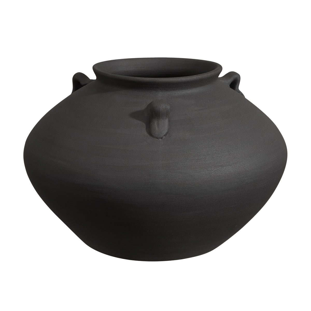 Asher Indoor Vase, Black-Vases-DECOROLALA