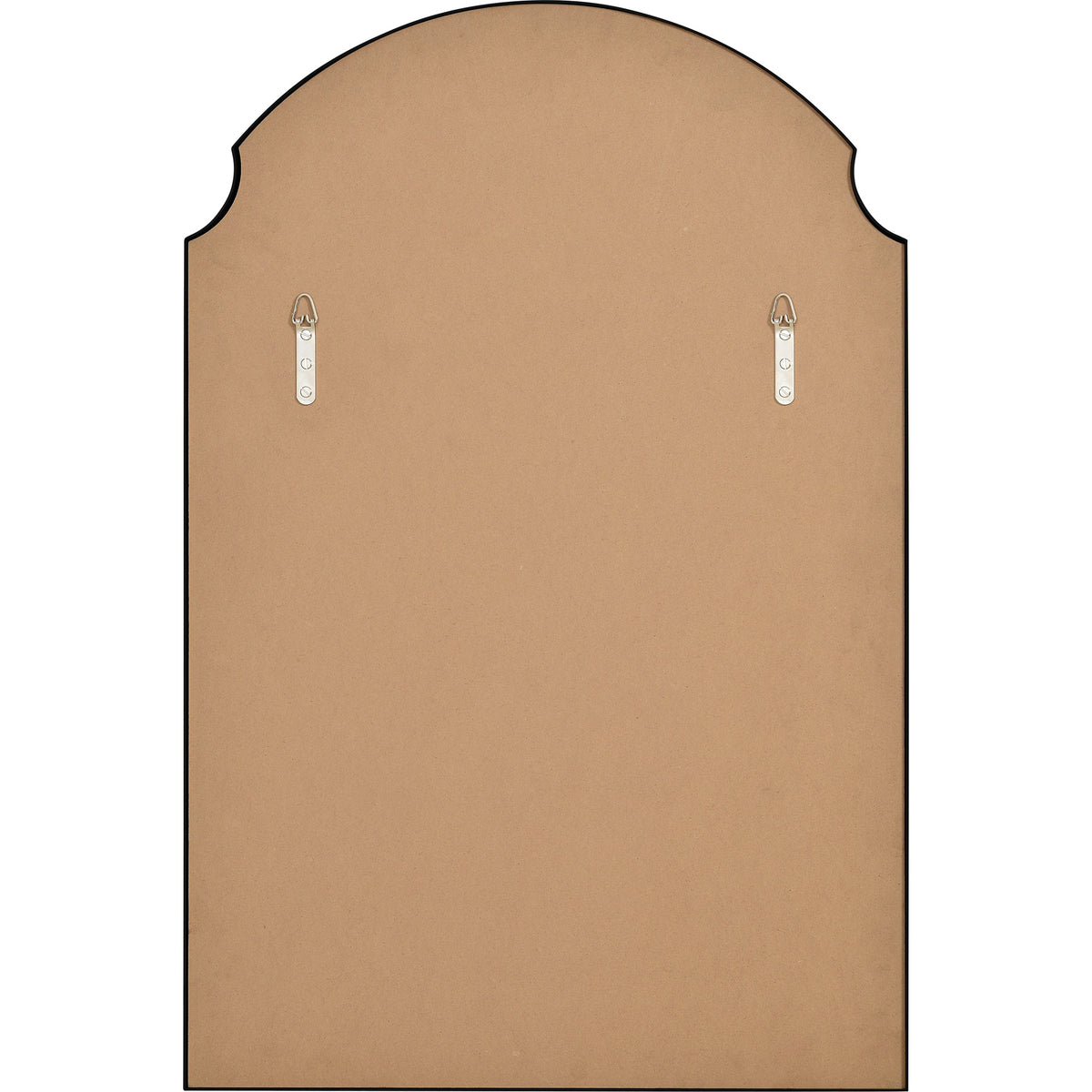Asmara 36" Tall Irregular Wall Mirror, Black-Mirrors-DECOROLALA