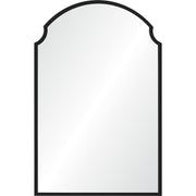 Asmara 36" Tall Irregular Wall Mirror, Black-Mirrors-DECOROLALA