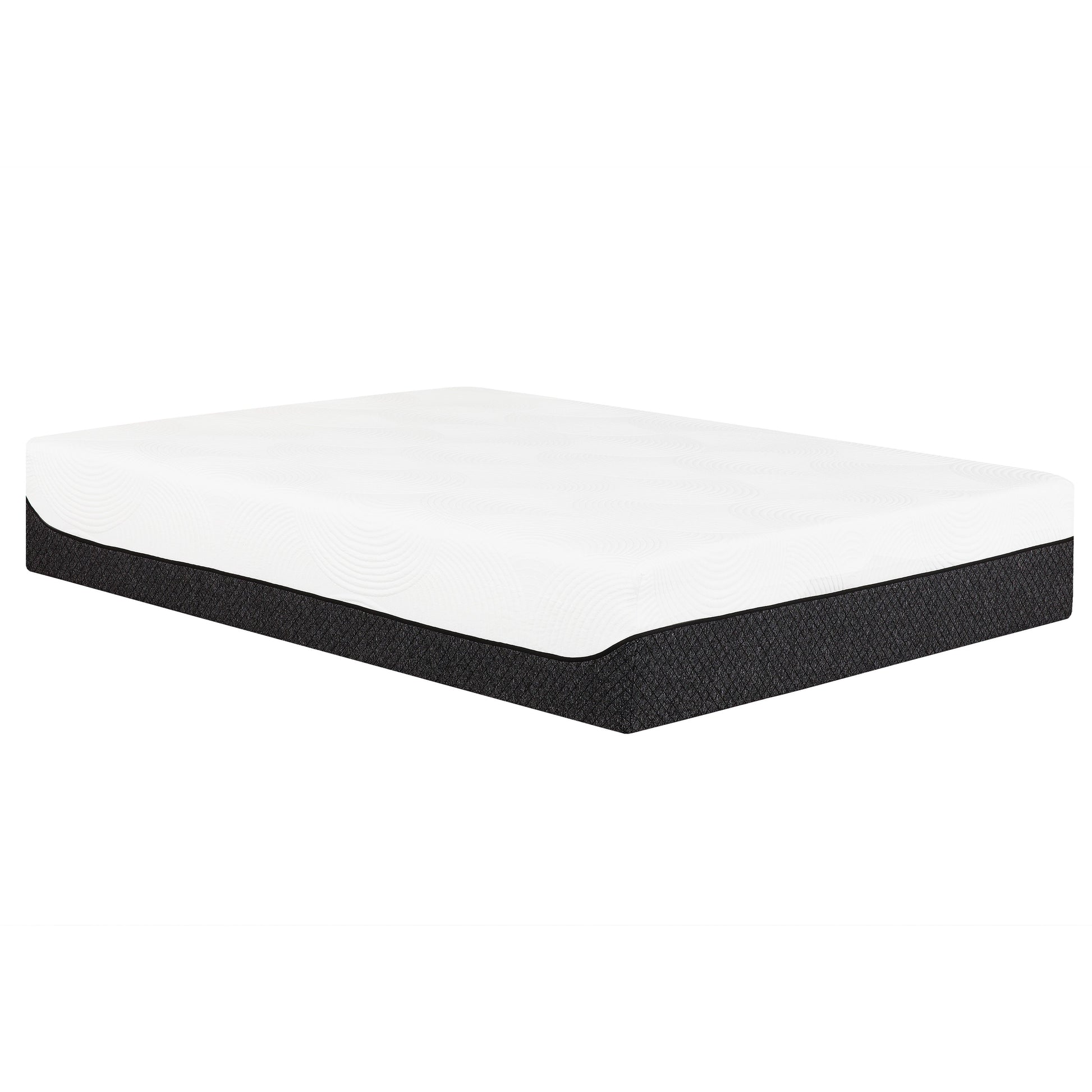 Aspen 10 in. Gel Memory Foam Mattress with 2 Pillows-Bedroom-DECOROLALA