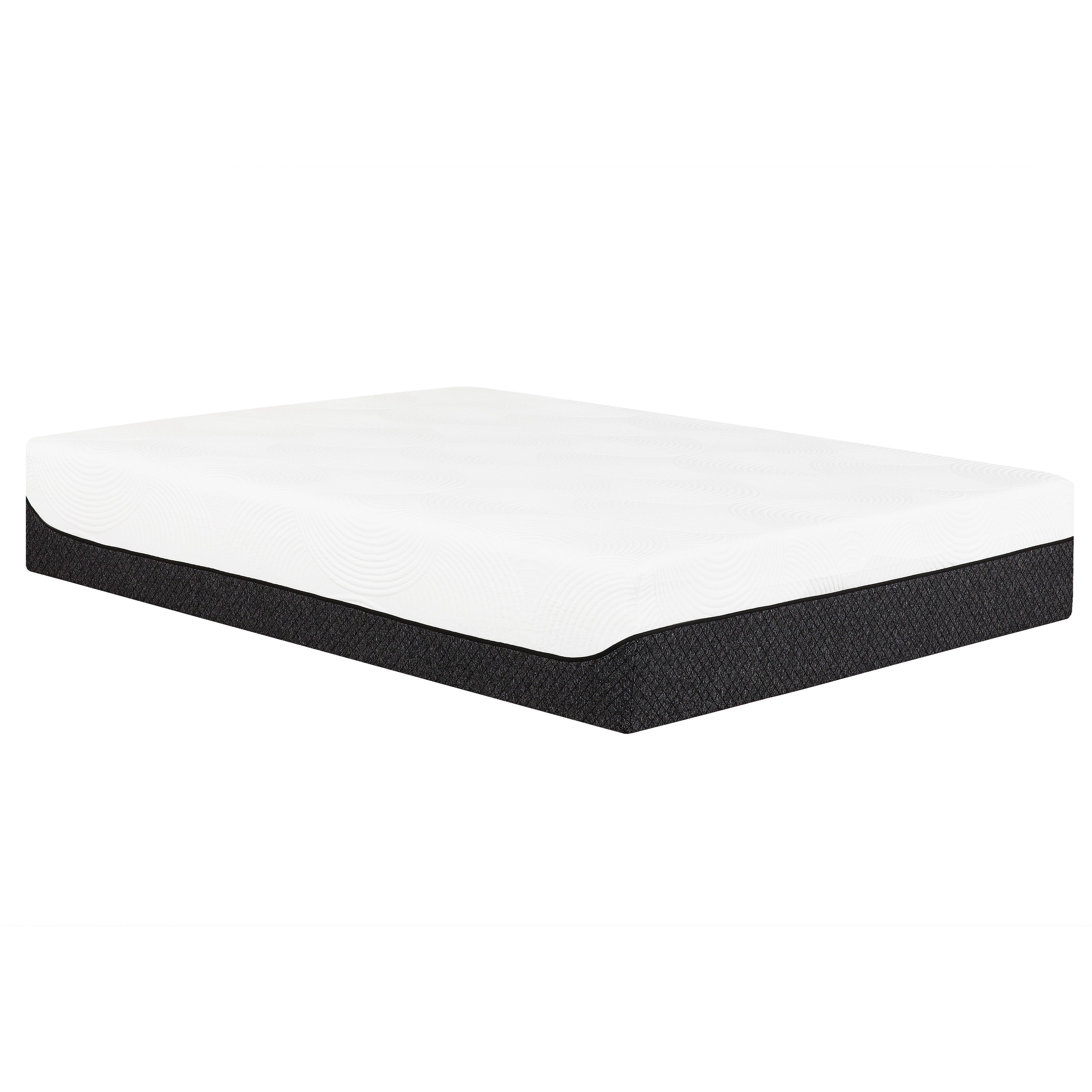 Aspen 10 in. Gel Memory Foam Mattress with 2 Pillows-Bedroom-DECOROLALA