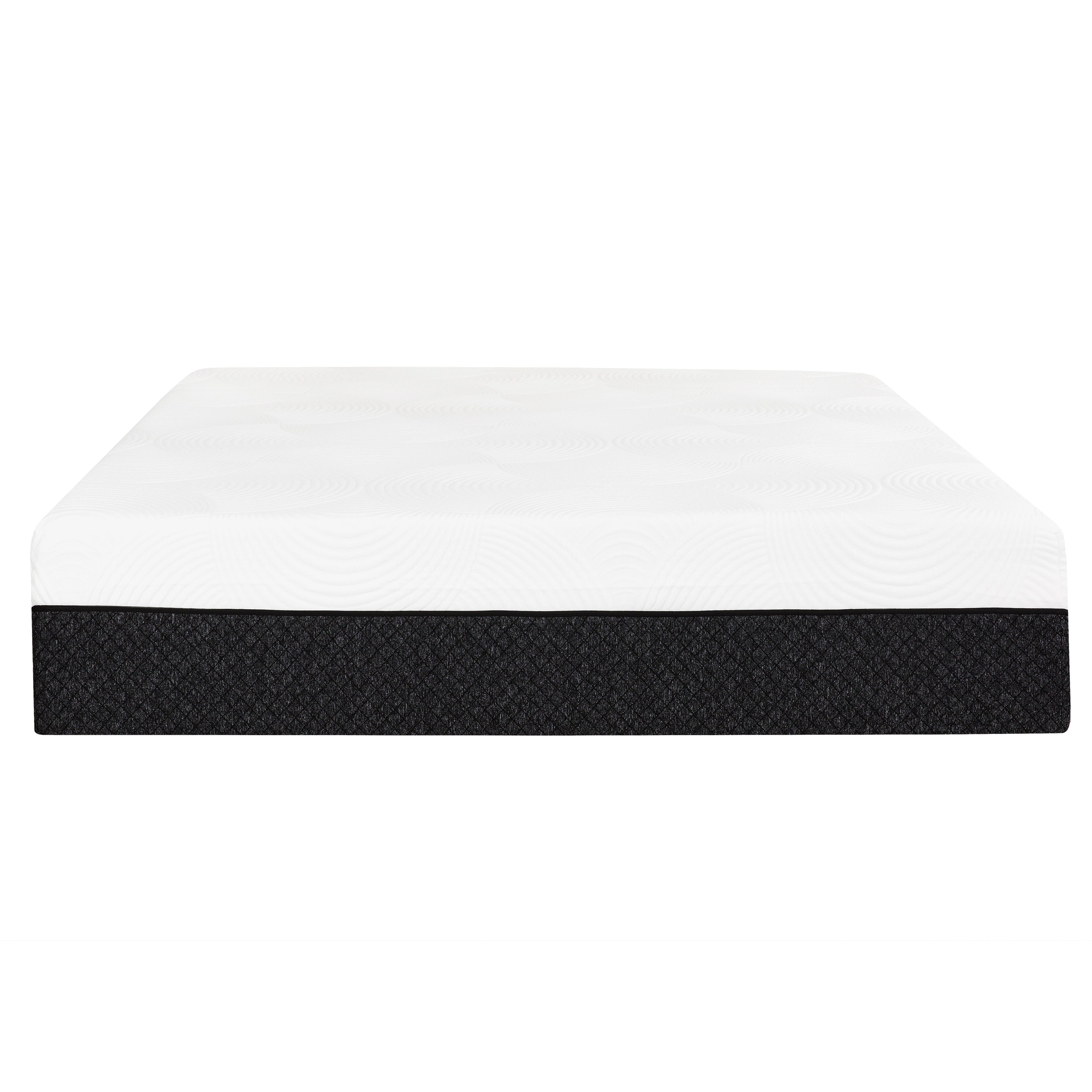 Aspen 10 in. Gel Memory Foam Mattress with 2 Pillows-Bedroom-DECOROLALA