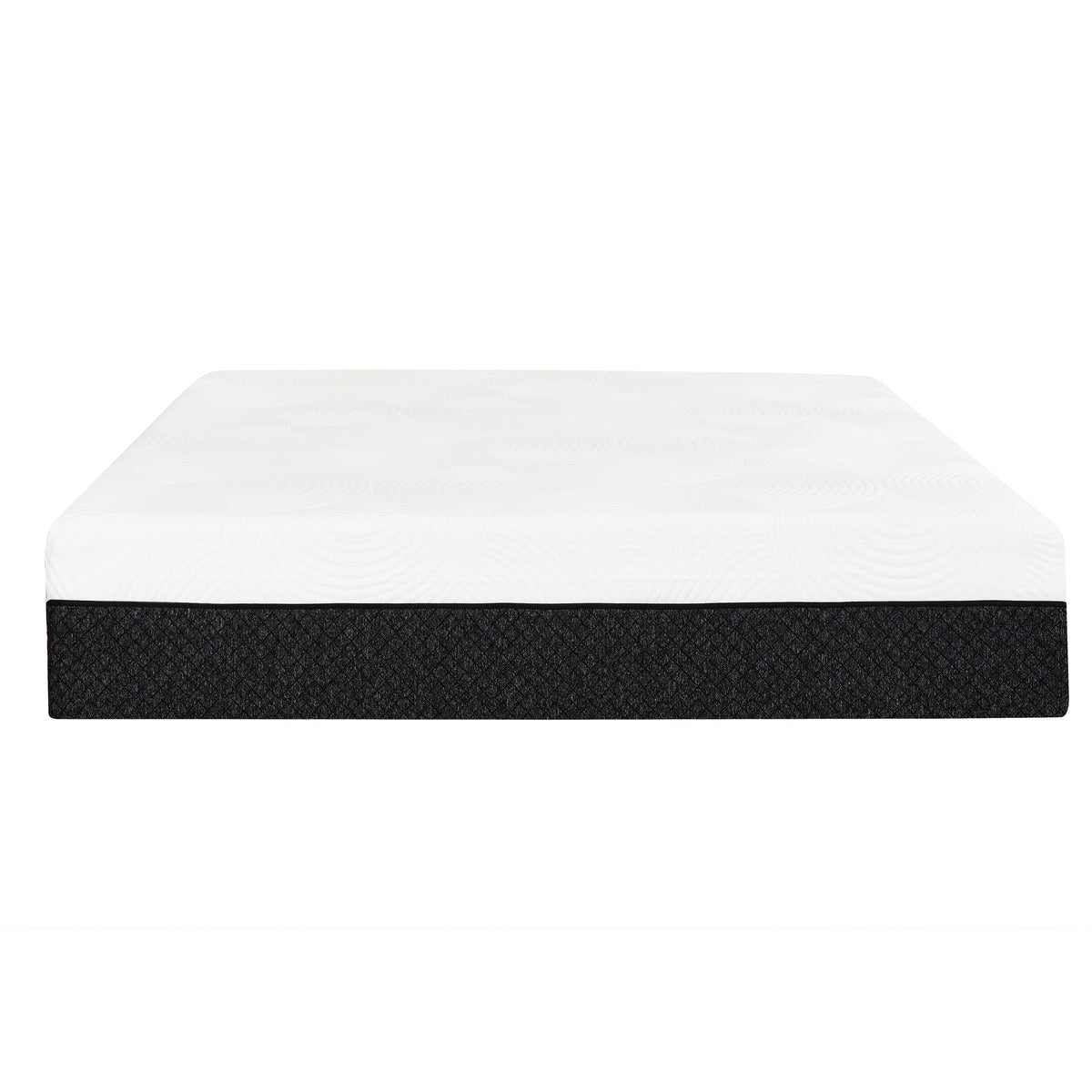 Aspen 12" Gel Memory Foam Mattress with 2 Pillows-Bedroom Furniture Sets-DECOROLALA